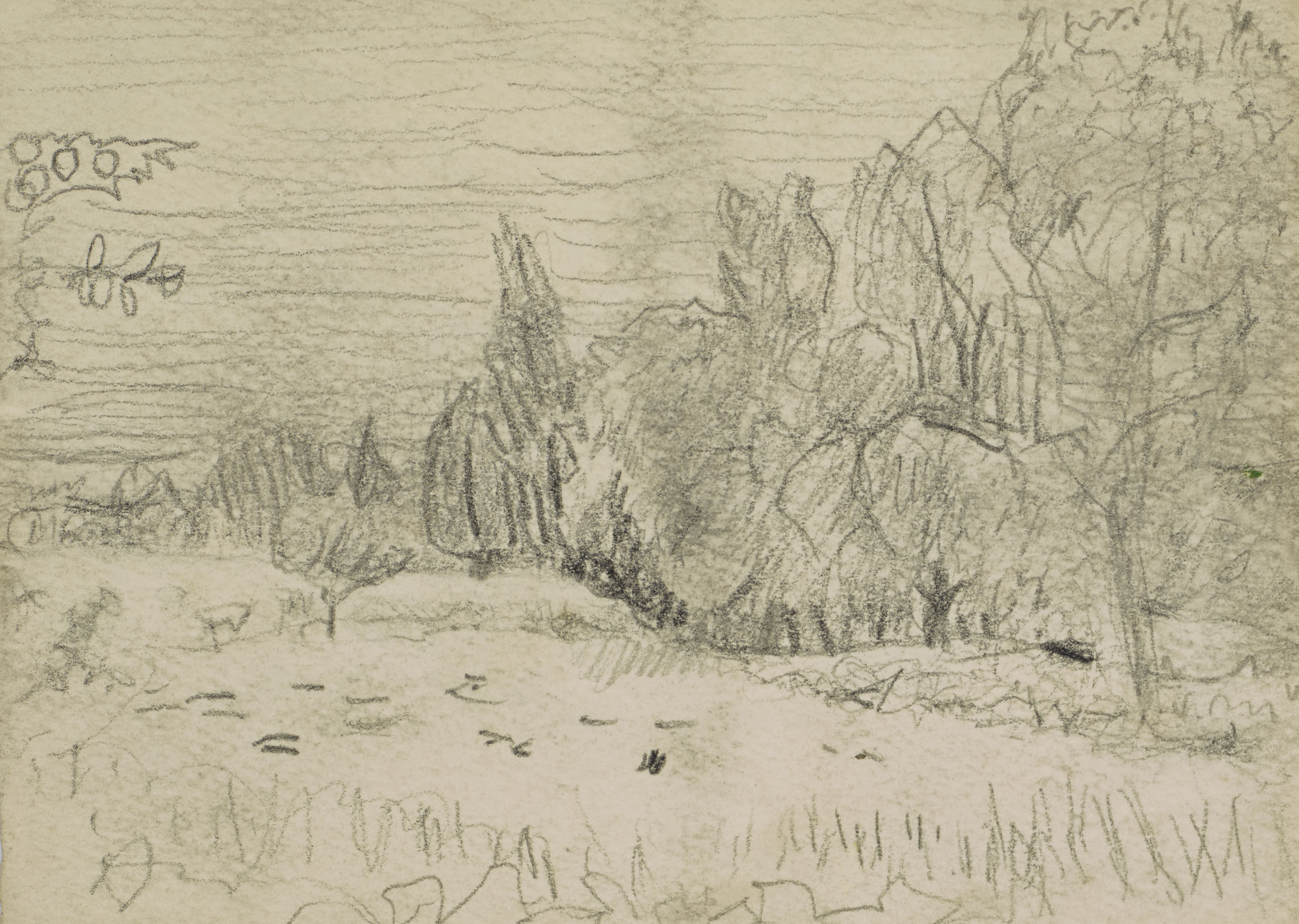 Pierre Bonnard — Дорожная карта кампании (прямая;оборотная сторона), изображение 2
