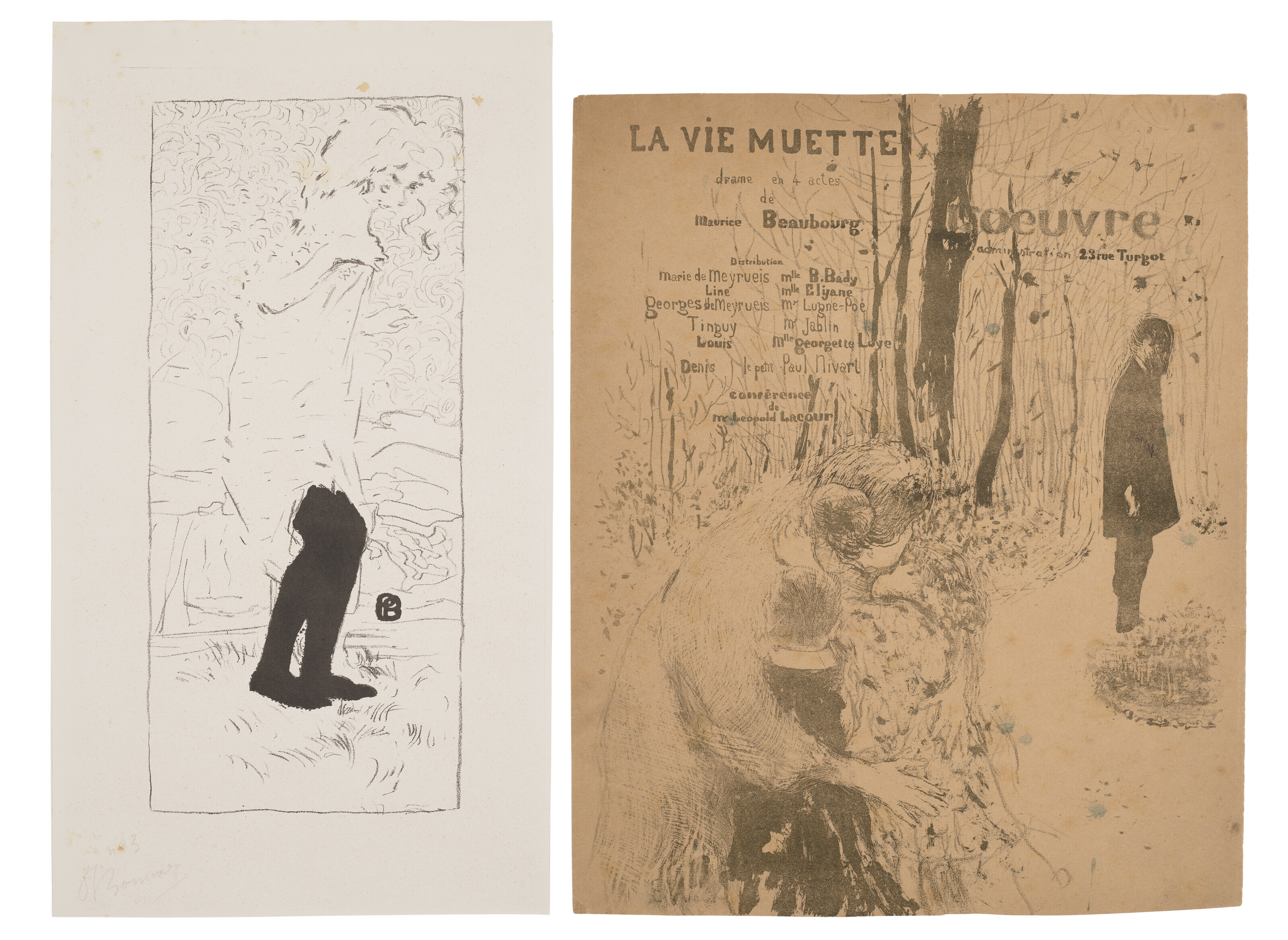 Pierre Bonnard — Два отпечатка
