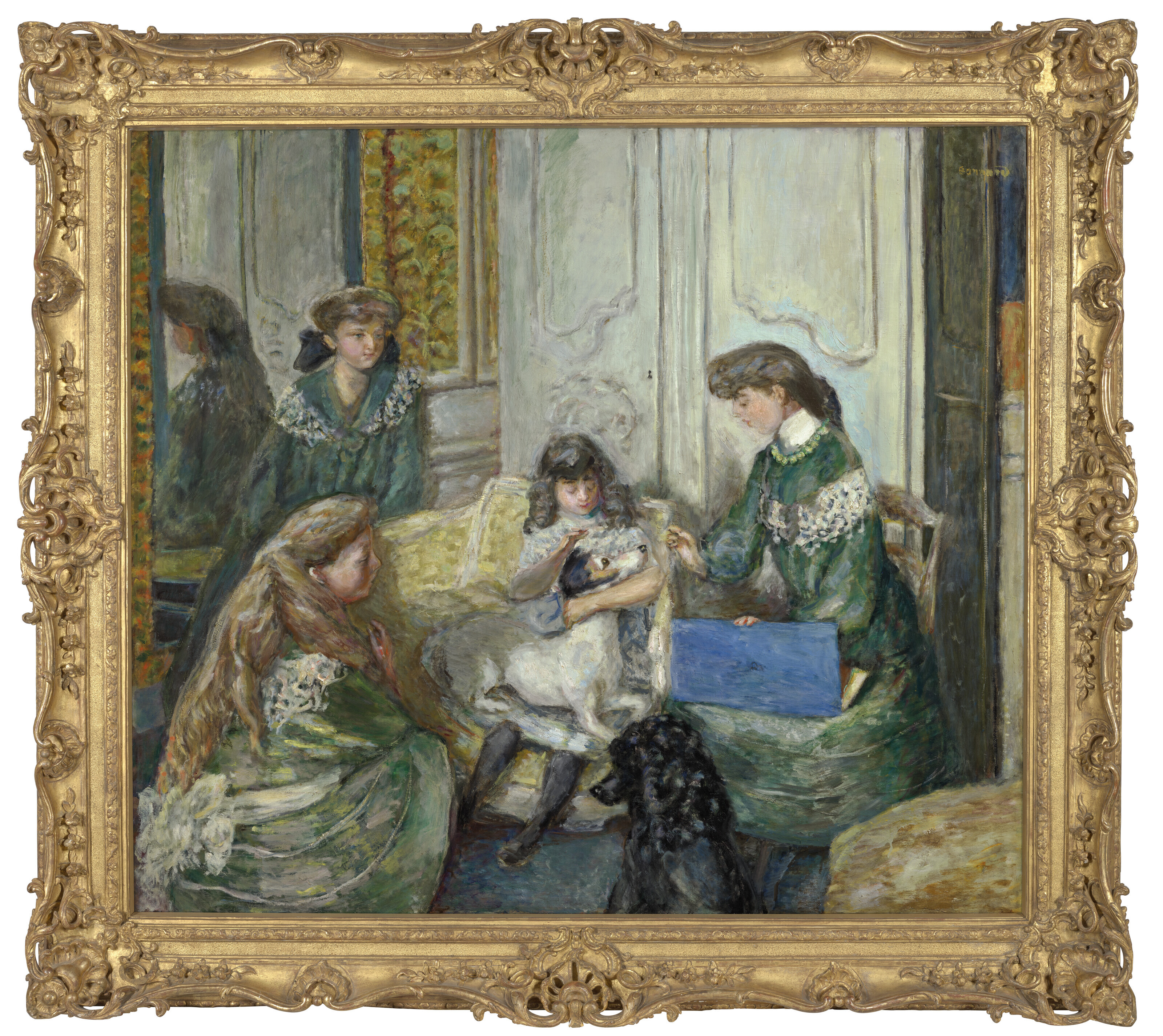 Pierre Bonnard — Молодые люди и друзья твоих девиц, Натансон, из четырех молодых людей, изображение 2