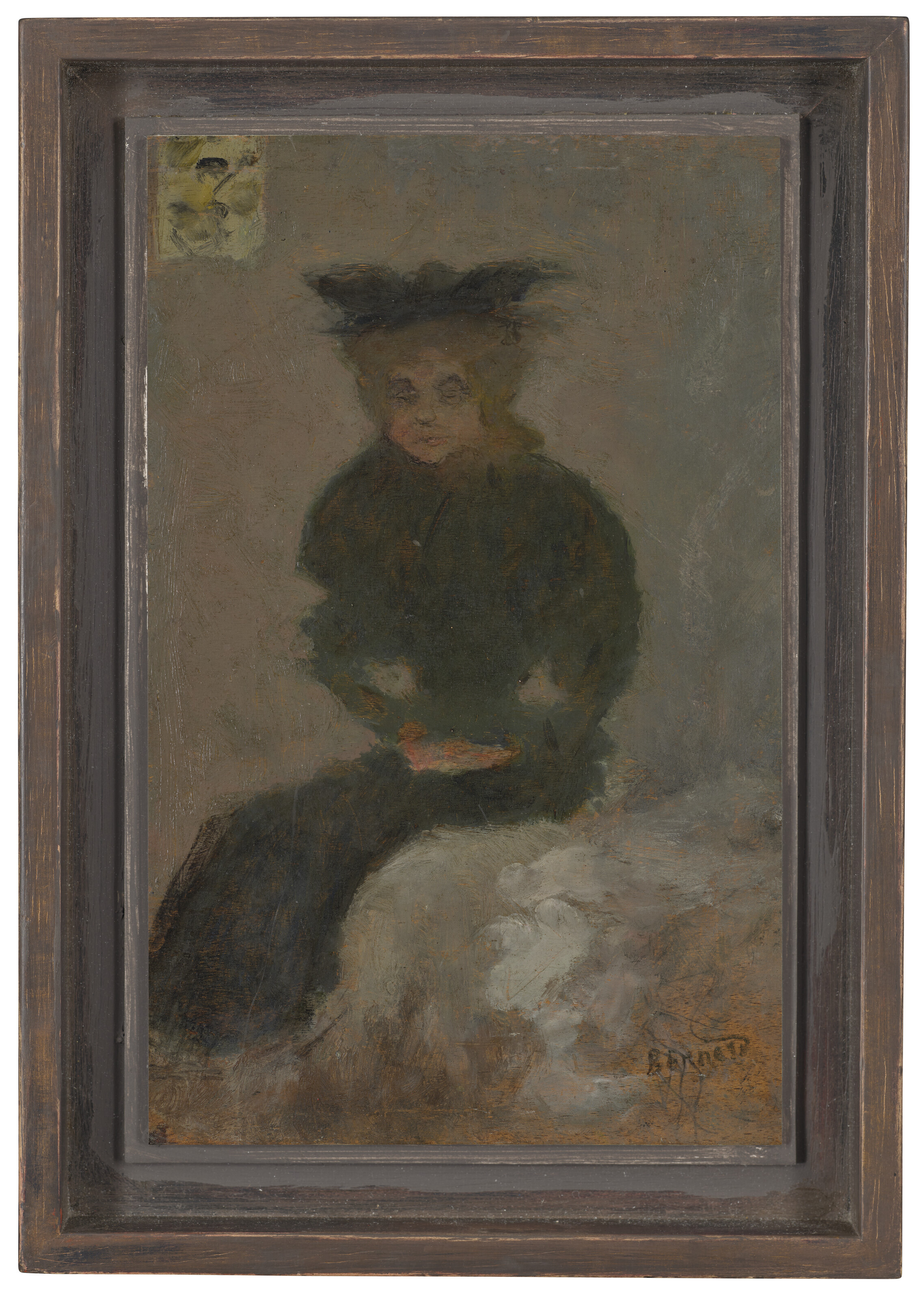 Pierre Bonnard — Женский наряд в черной шапочке, изображение 4