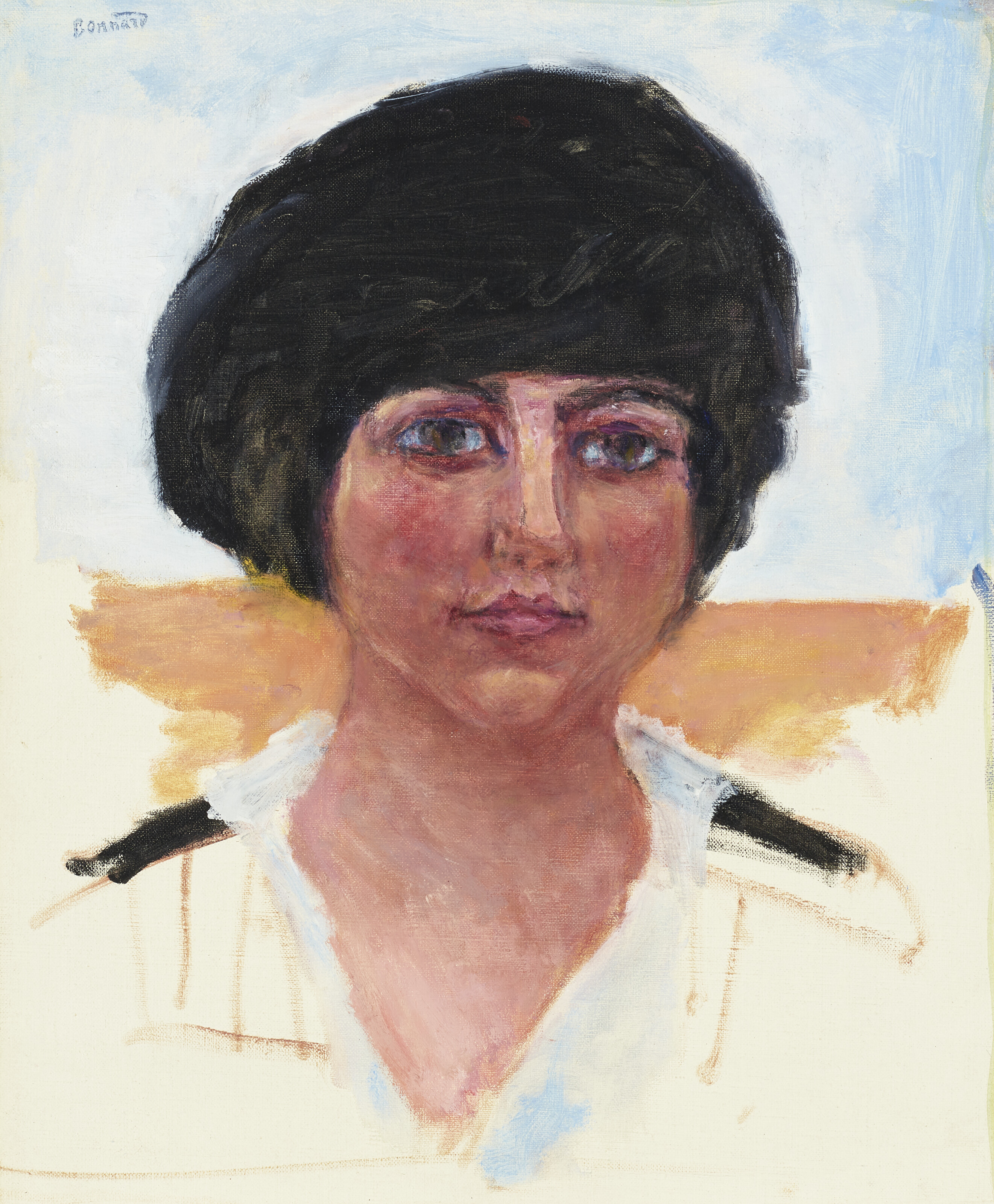 Pierre Bonnard — Тет-а-тет с женщиной в черном, мадам Люсьен Дюпюи де Френель (этюд)