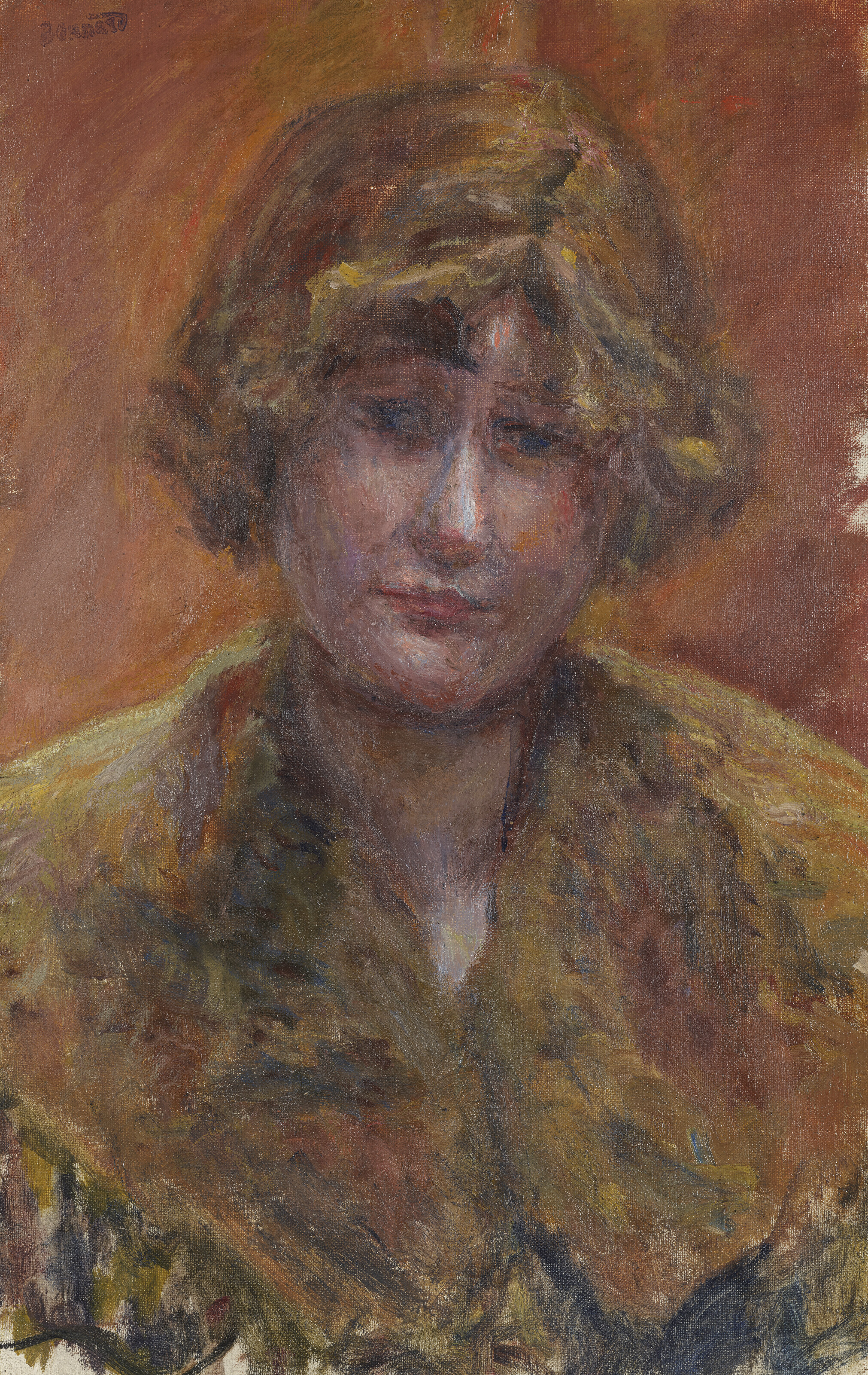 Pierre Bonnard — Портрет молодой девушки (этюд)