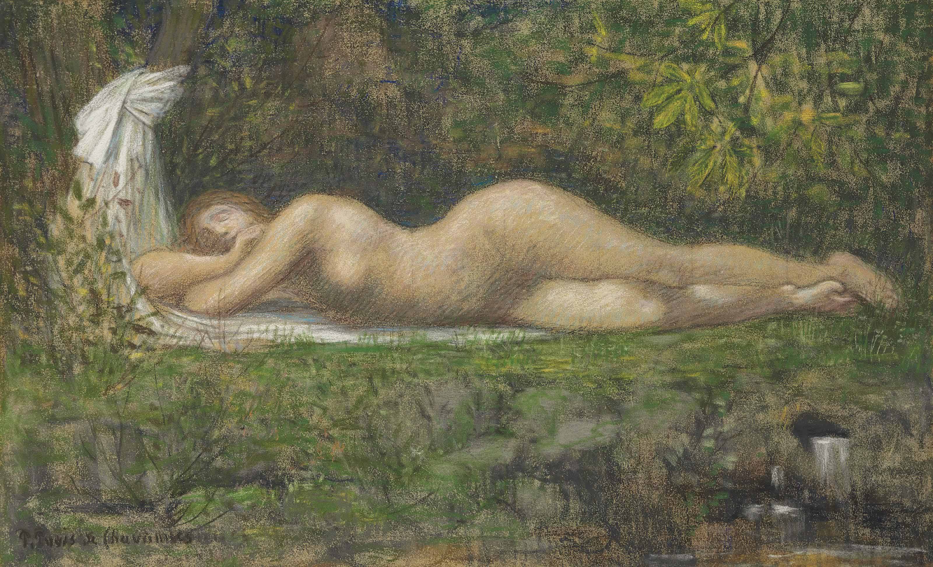 Pierre Puvis De Chavannes — Источник в Лос-Анджелесе