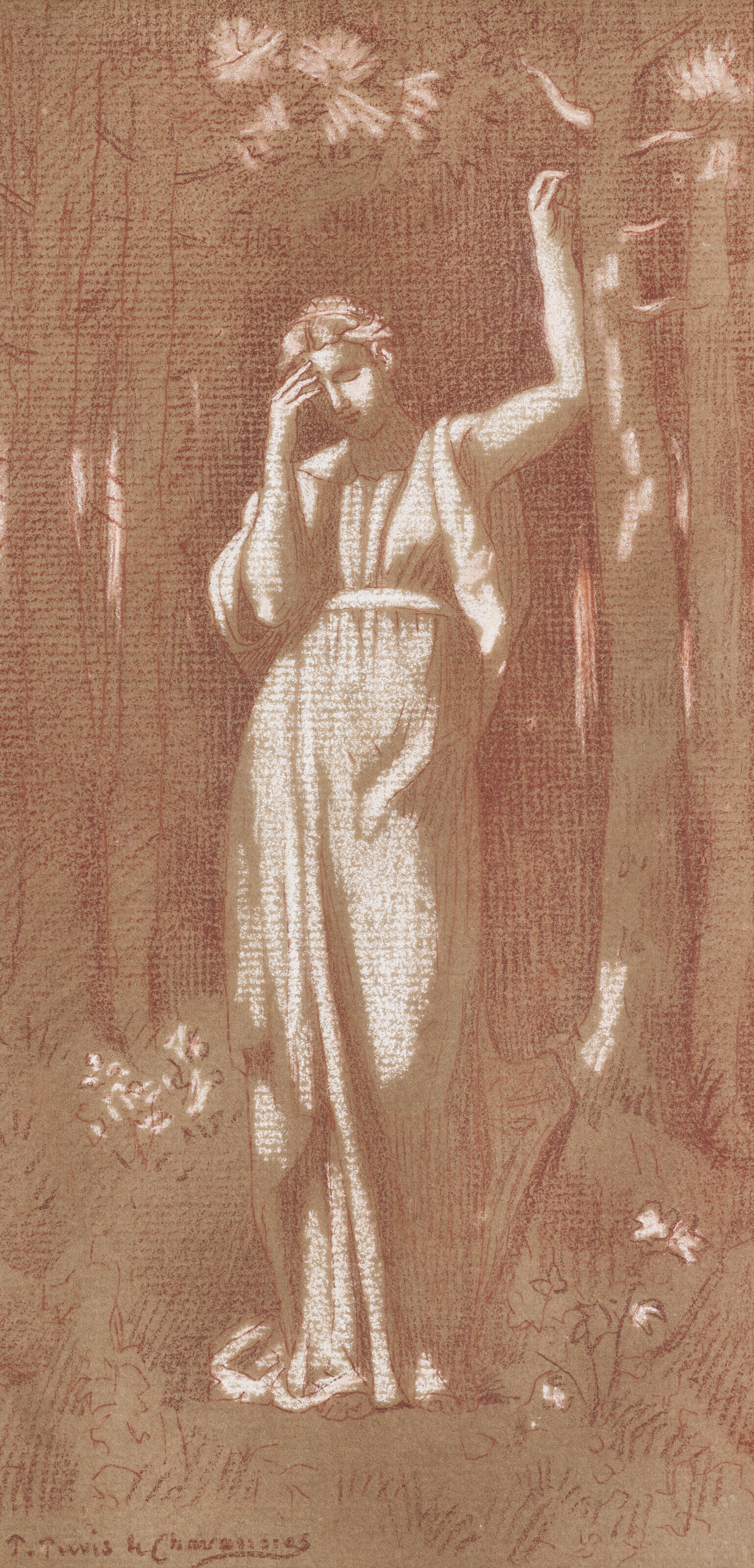 Pierre Puvis De Chavannes — Этюд для "Искупления"