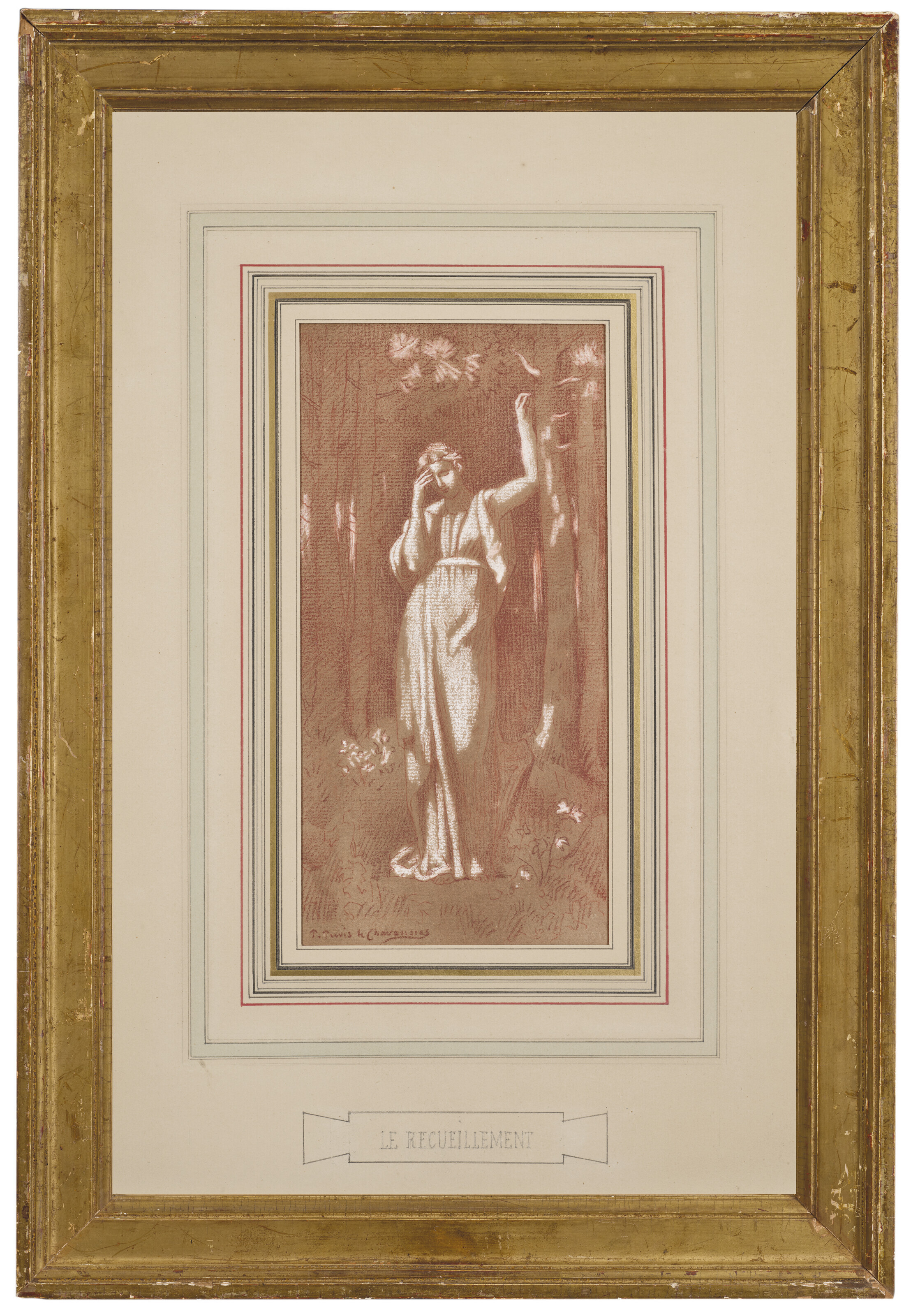 Pierre Puvis De Chavannes — Этюд для "Искупления", изображение 4