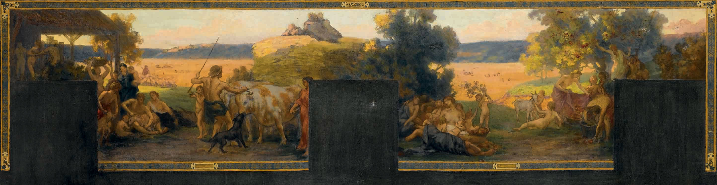 Pierre Puvis De Chavannes — Этюд для "Оставленного без присмотра"