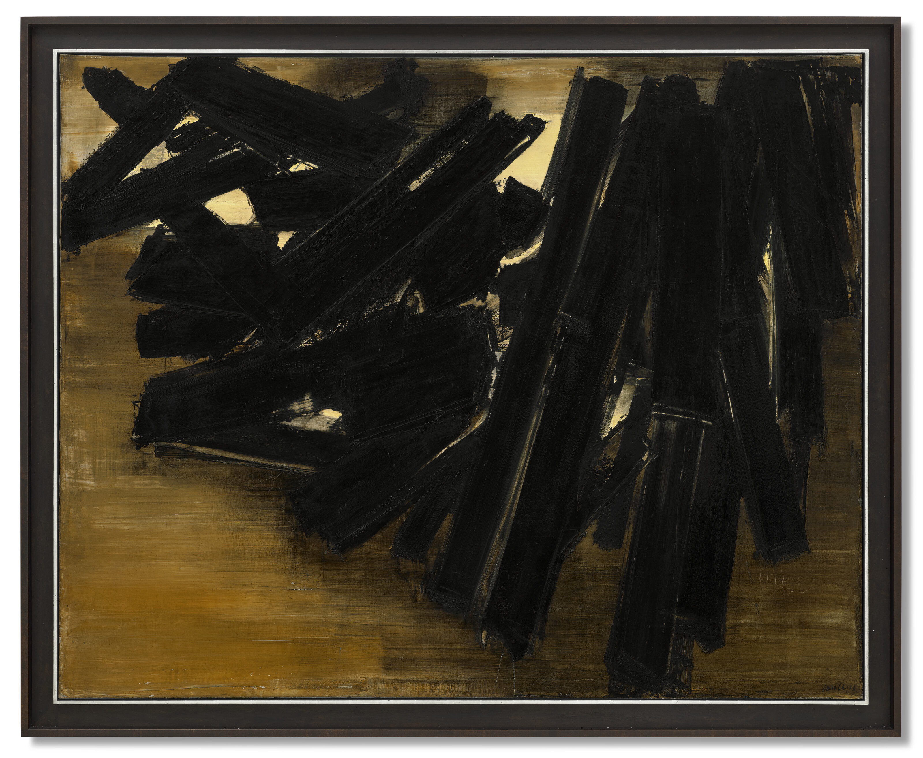 Pierre Soulages — Рисунок 161 x 200 см, 14 ноября 1958 года, изображение 2