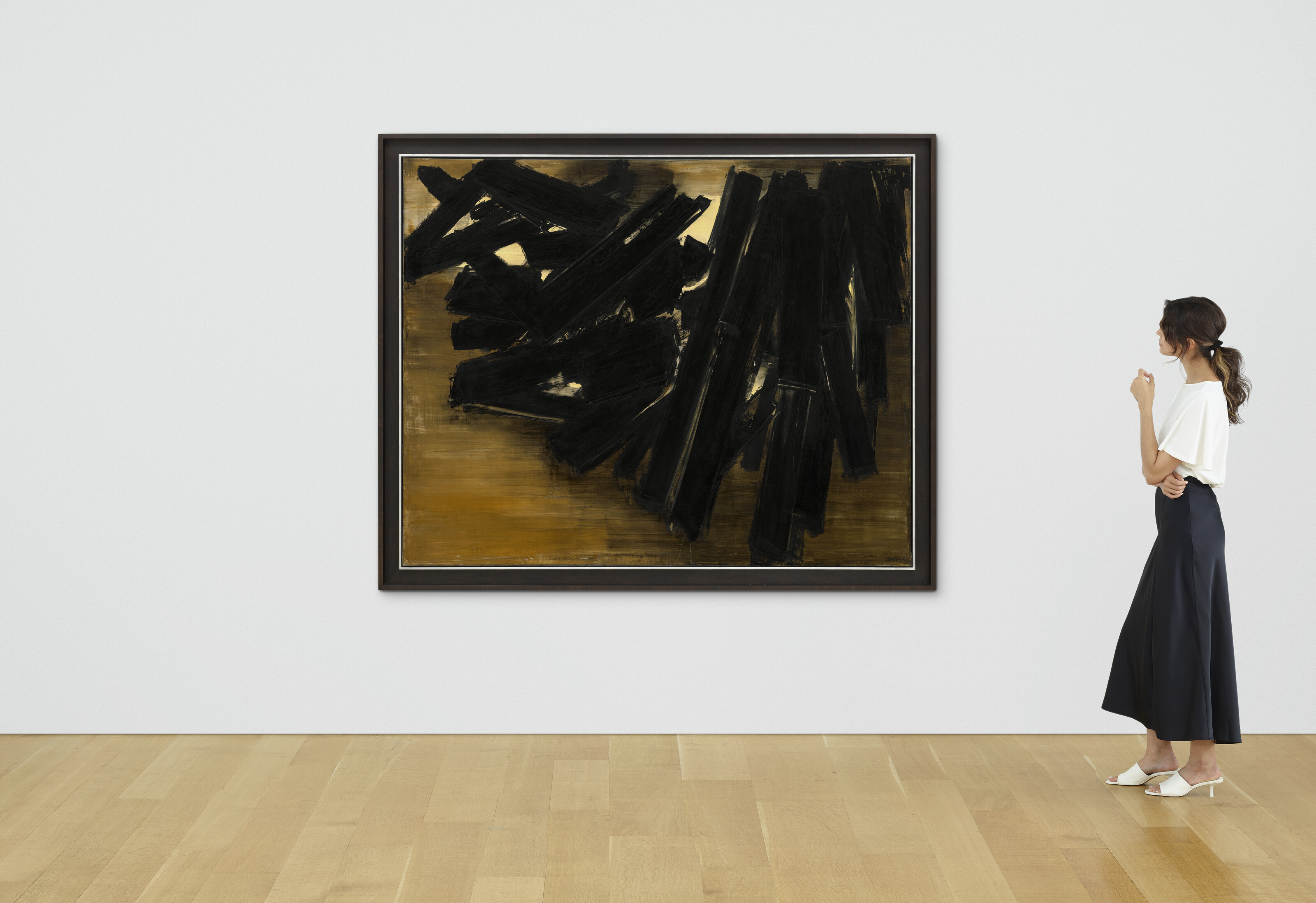 Pierre Soulages — Рисунок 161 x 200 см, 14 ноября 1958 года, изображение 4