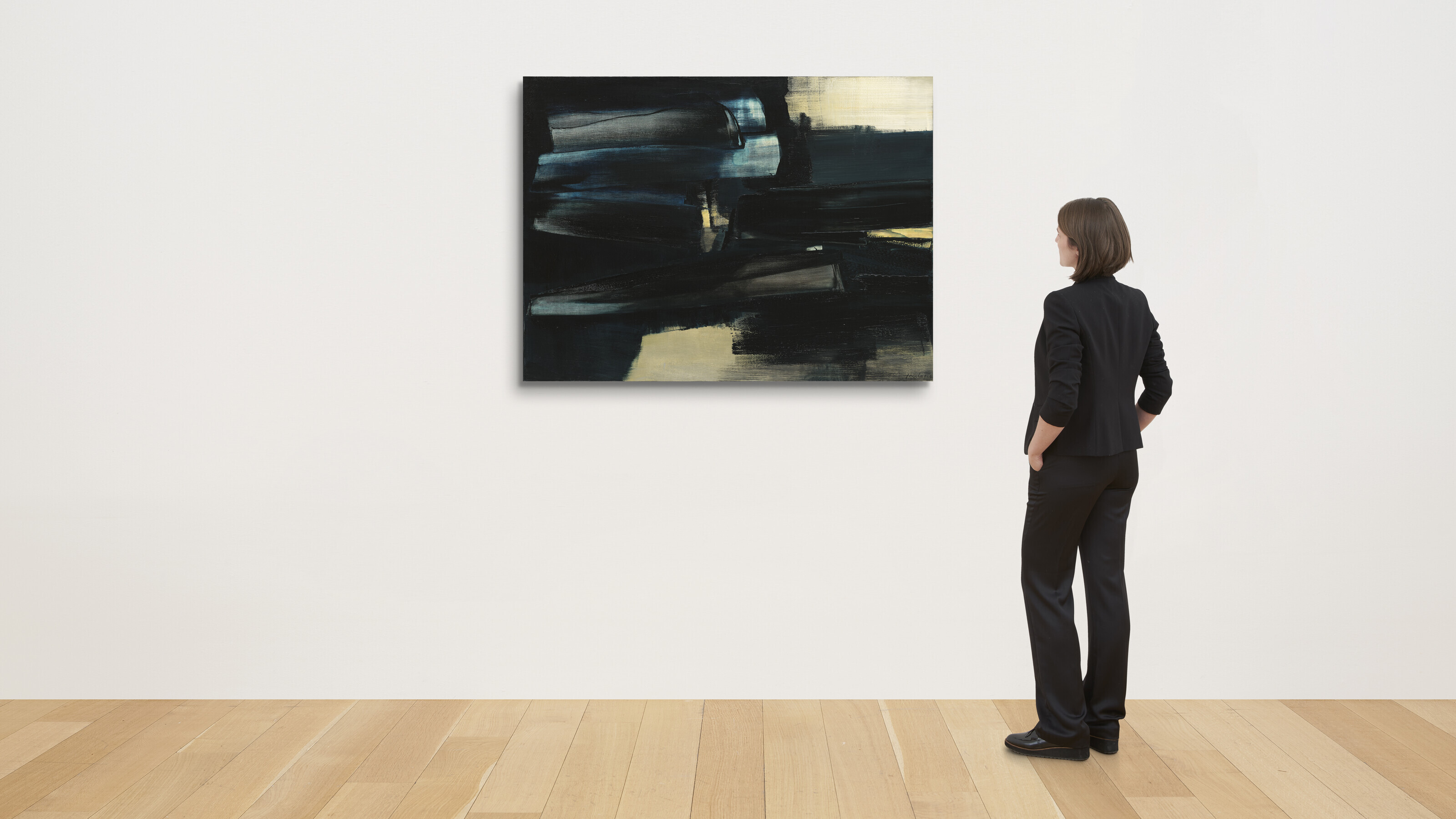 Pierre Soulages — Рисунок 97 х 130 см, 5 июня 1962 г., изображение 3