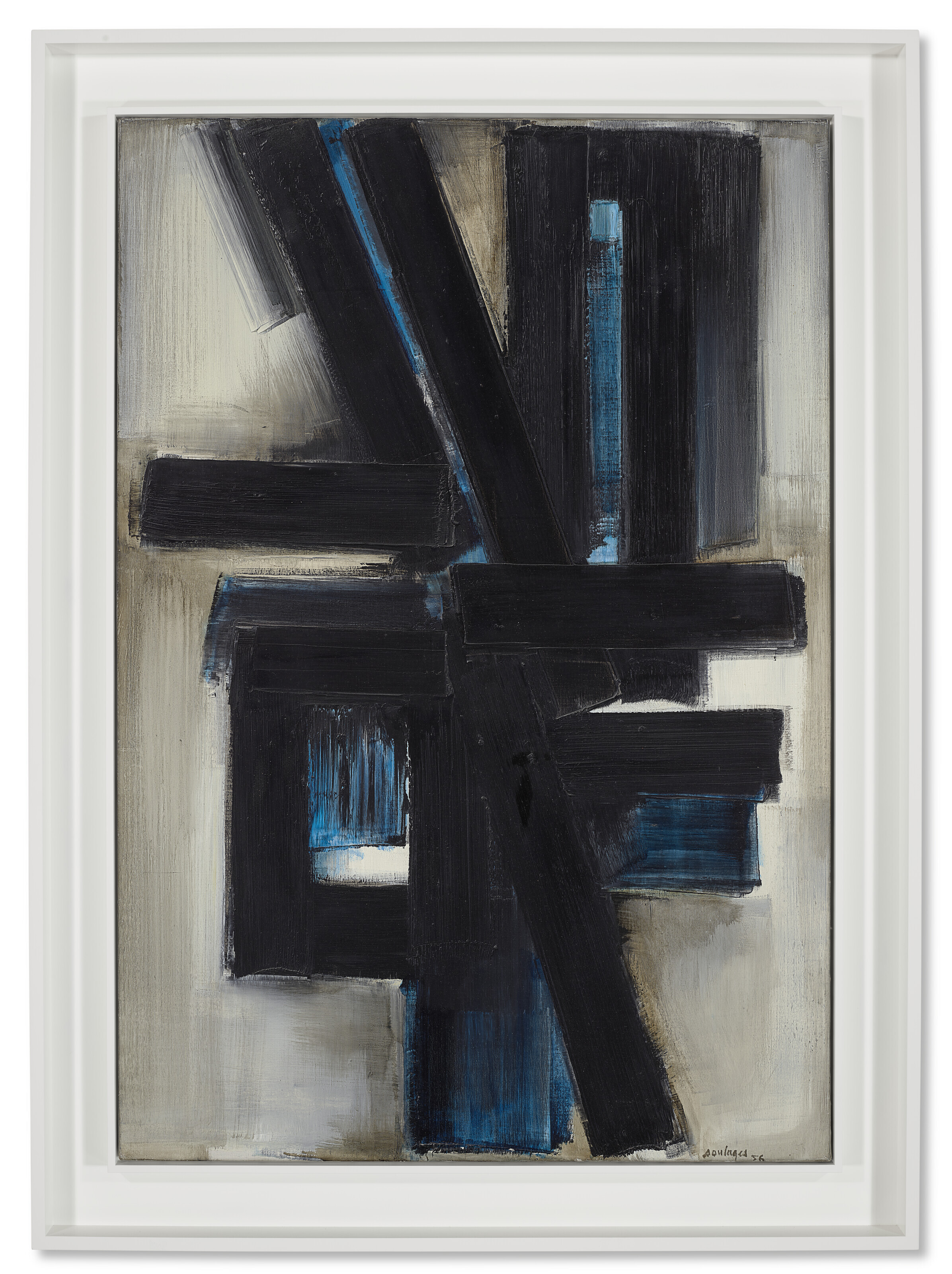 Pierre Soulages — Рисунок 130 x 89 см, 8 марта 1956, изображение 2