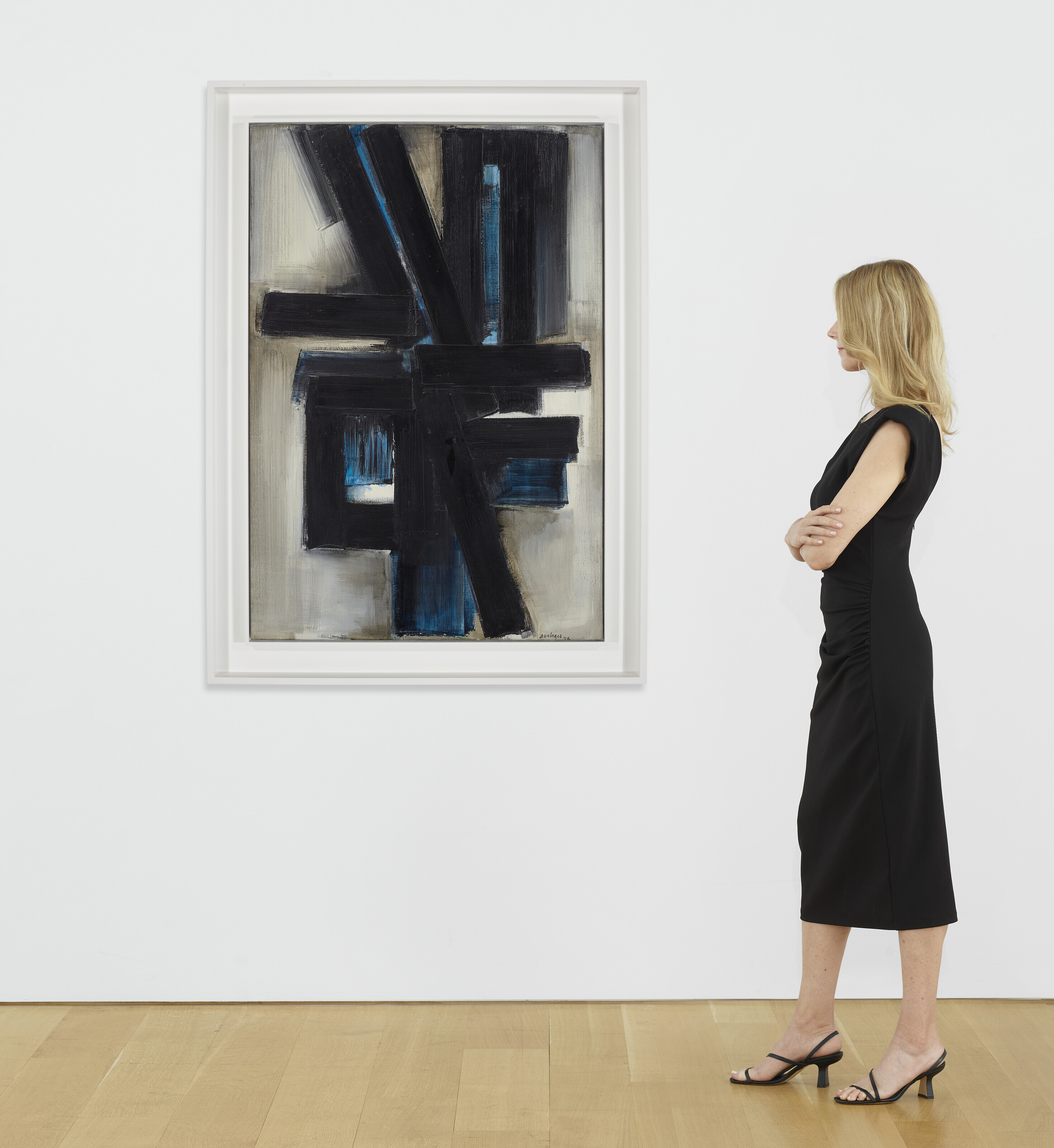 Pierre Soulages — Рисунок 130 x 89 см, 8 марта 1956, изображение 4