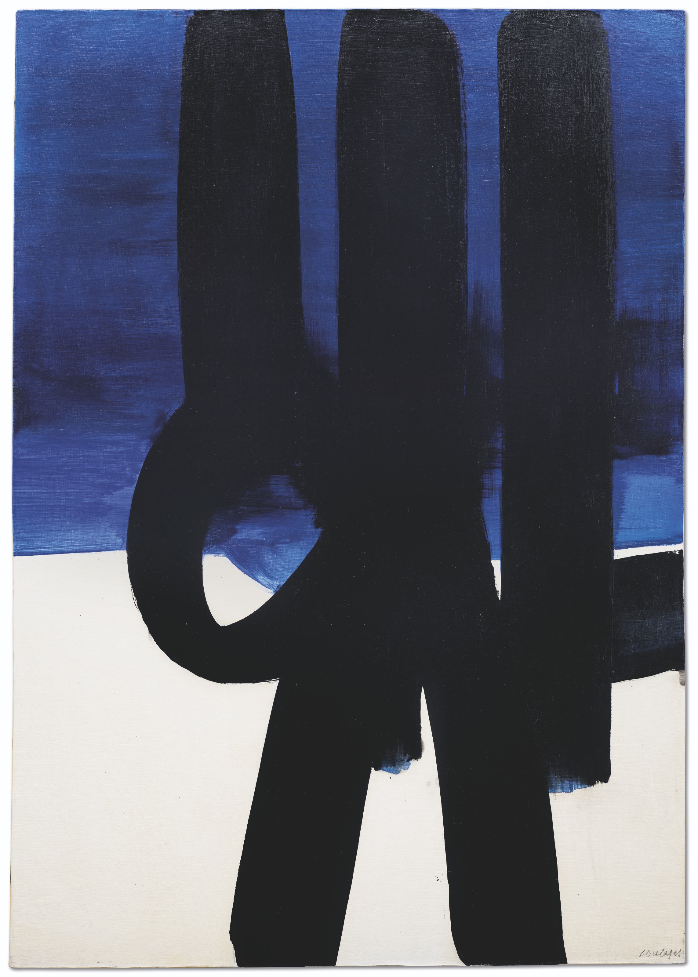 Pierre Soulages — Рисунок 162 x 114 см, 17 апреля 1972 г., изображение 2