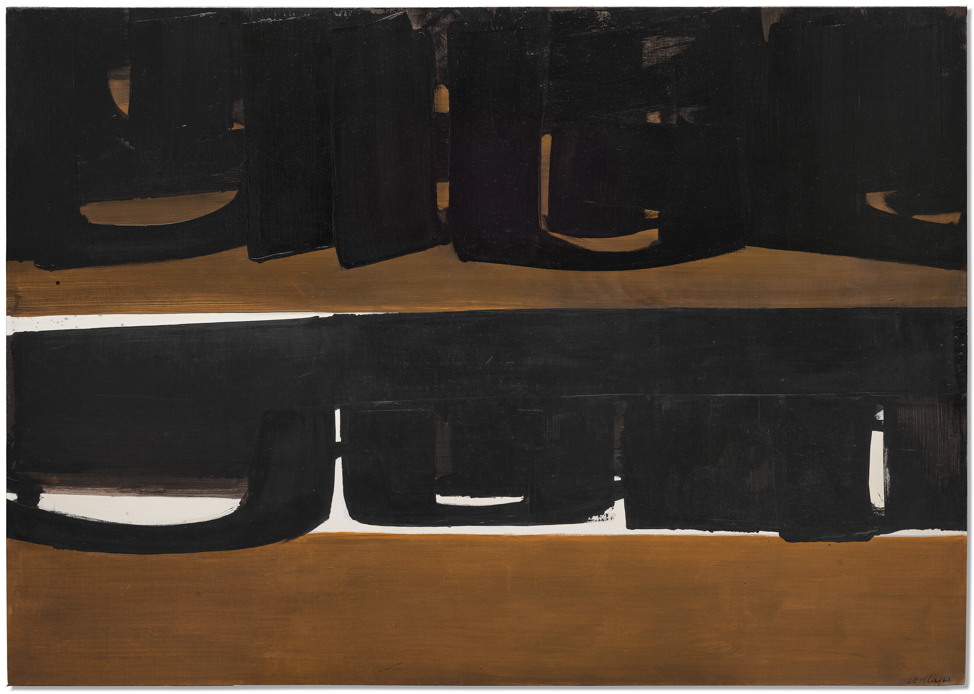 Pierre Soulages — Рисунок 143 х 202 см, 4 декабря 1970 г., изображение 2