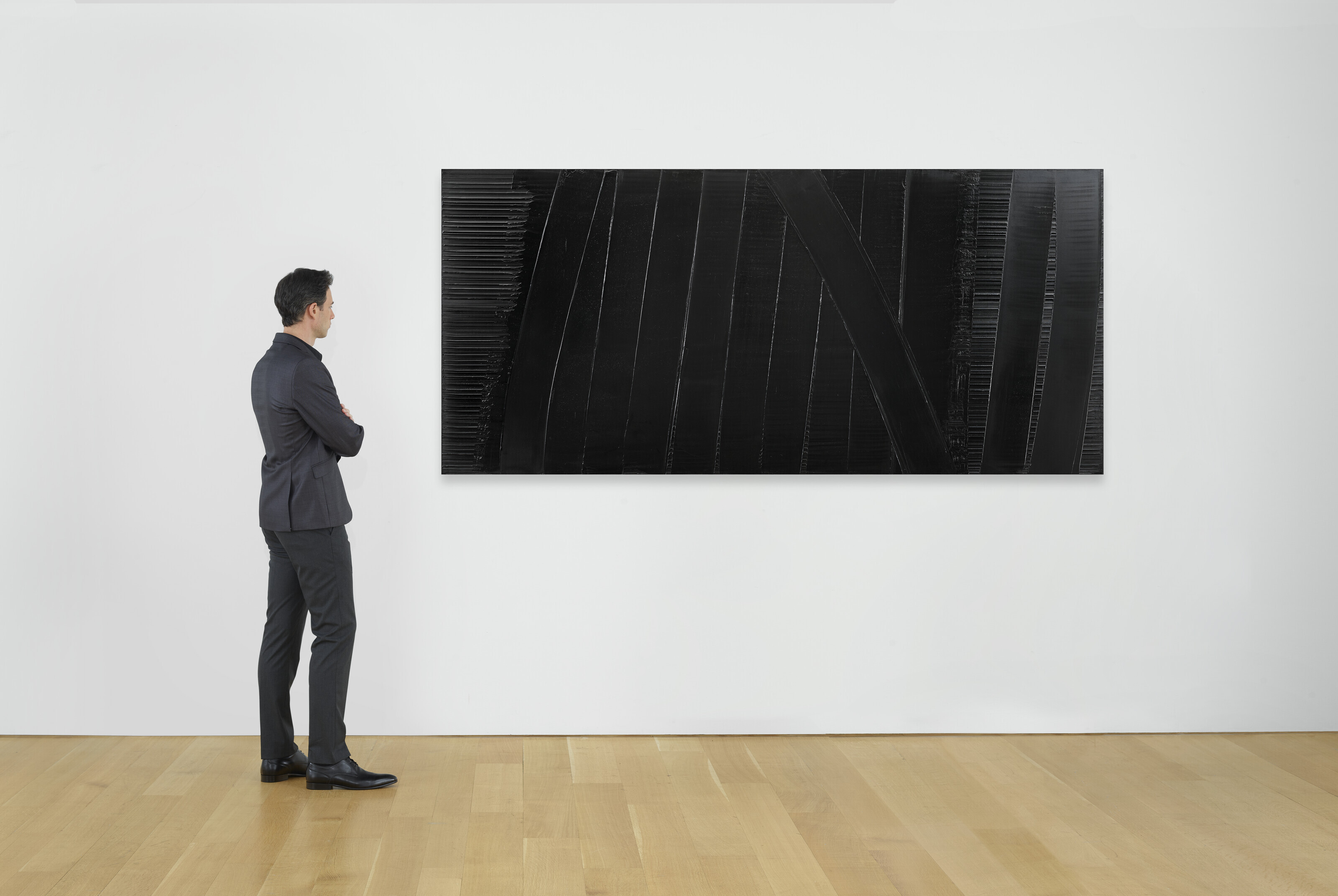 Pierre Soulages — Рисунок 130 x 290 см, 21 ноября 1990 г., изображение 3