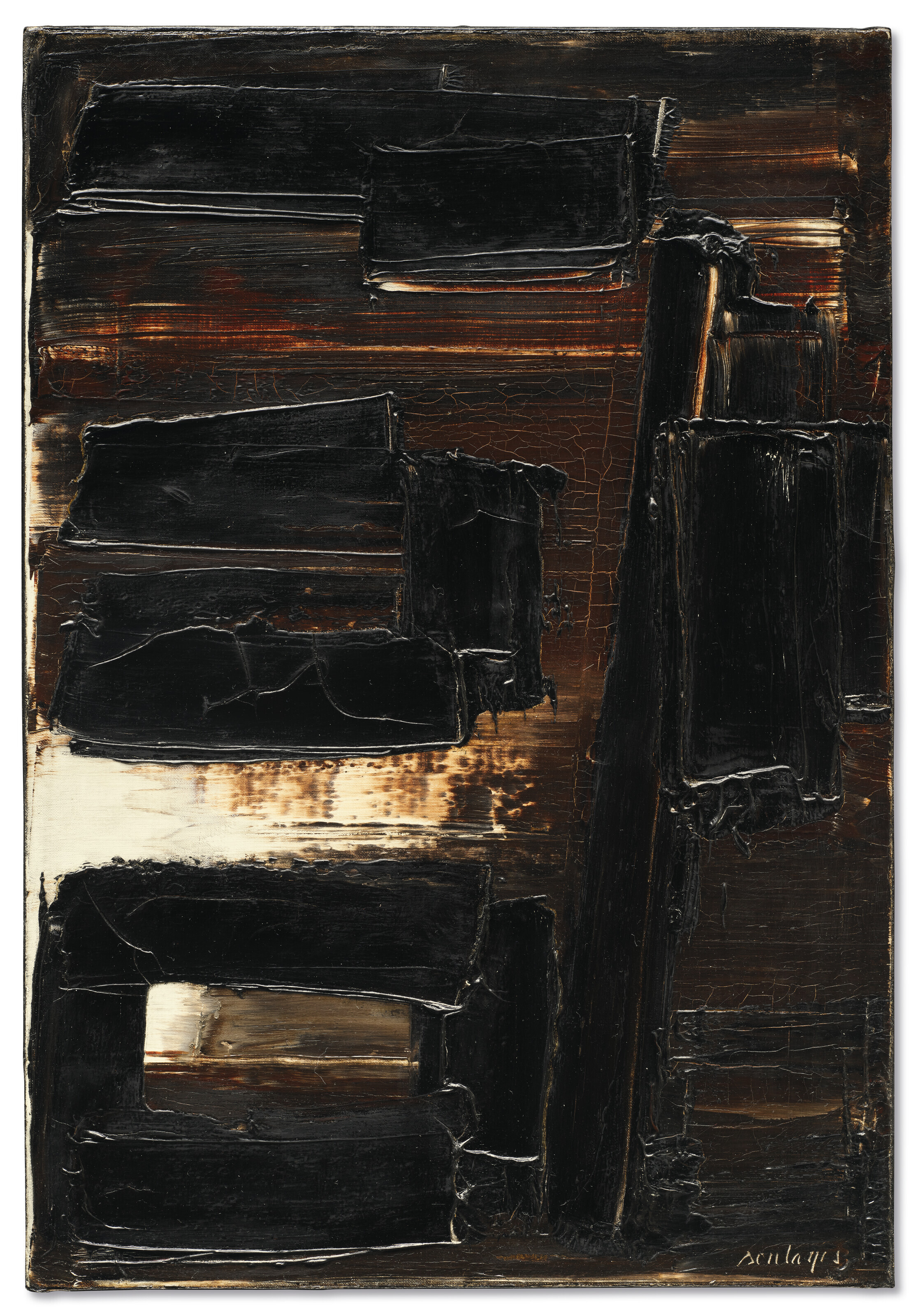 Pierre Soulages — Фотография 54,5 х 38 см, 27 ноября 1956 года, изображение 2