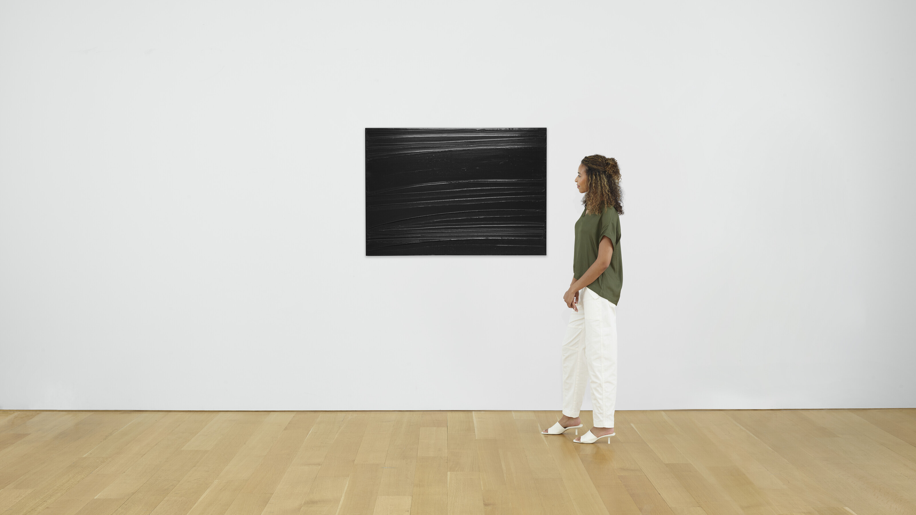 Pierre Soulages — Рисунок 92 x 130 см, 4 мая 2004, изображение 3