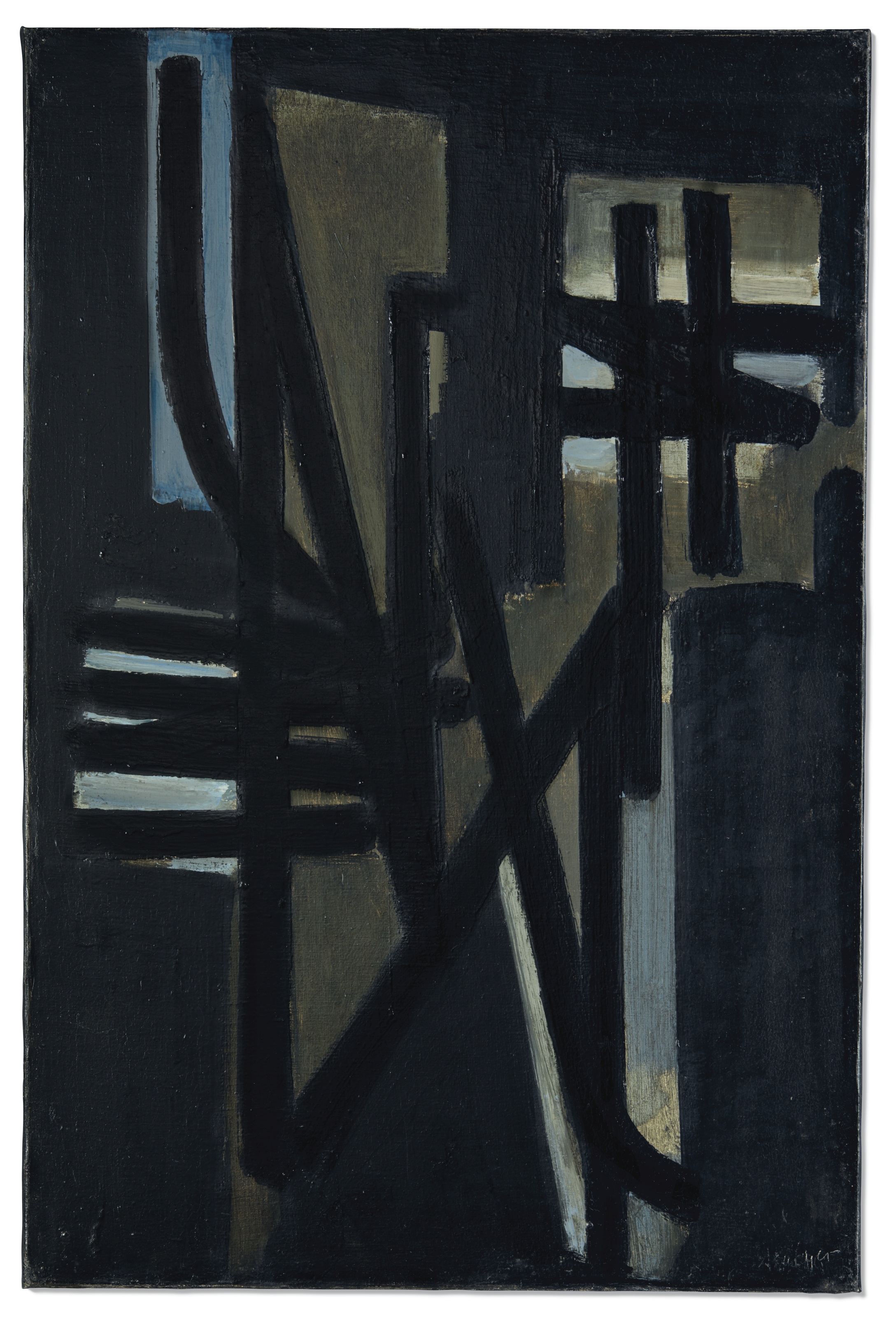 Pierre Soulages — Рисунок 81 х 54 см, 16 июня 1951 г.