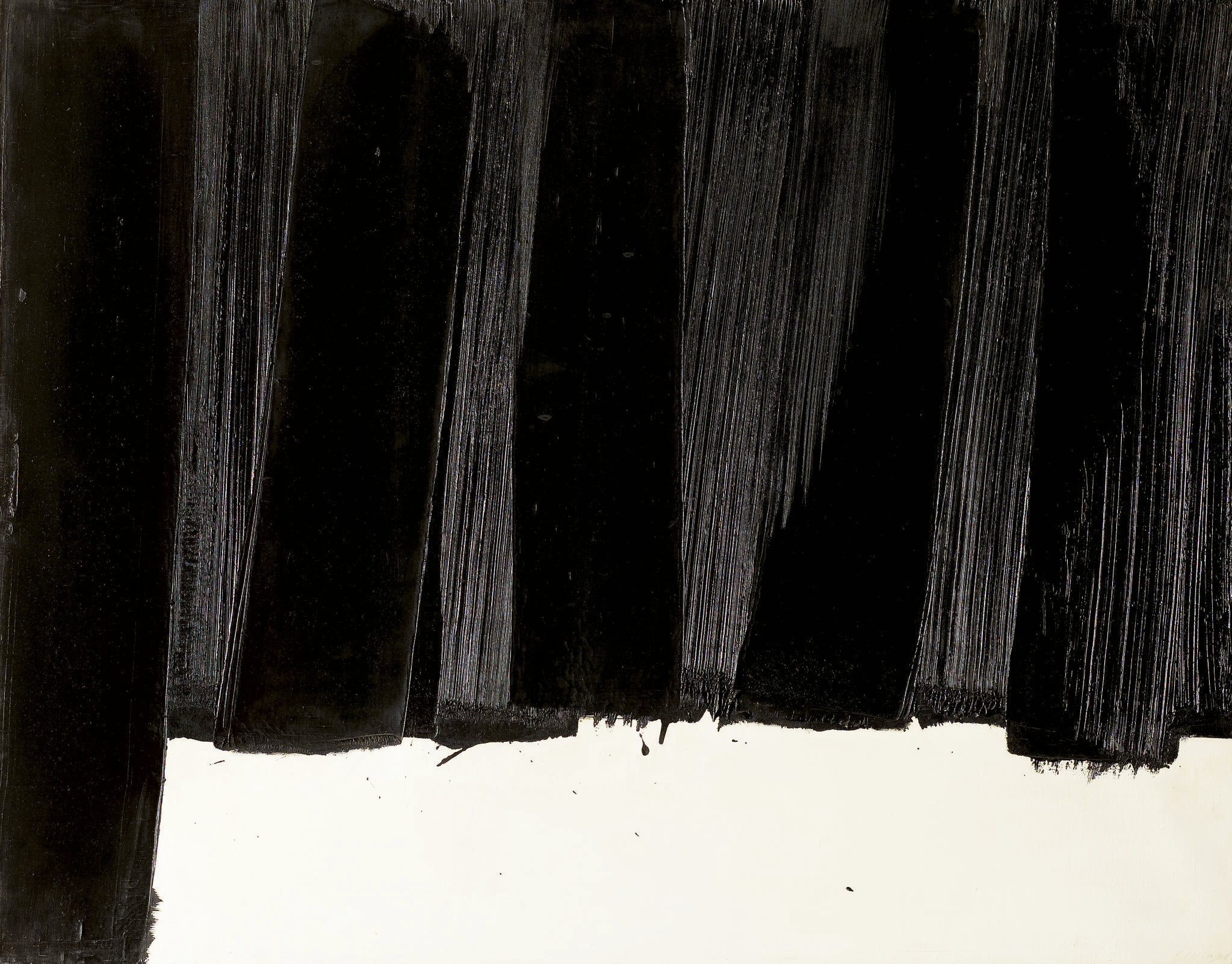 Pierre Soulages — Рисунок 102 x 130 см, 17 декабря 1980 г.