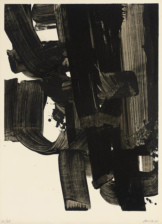 Pierre Soulages — Композиция