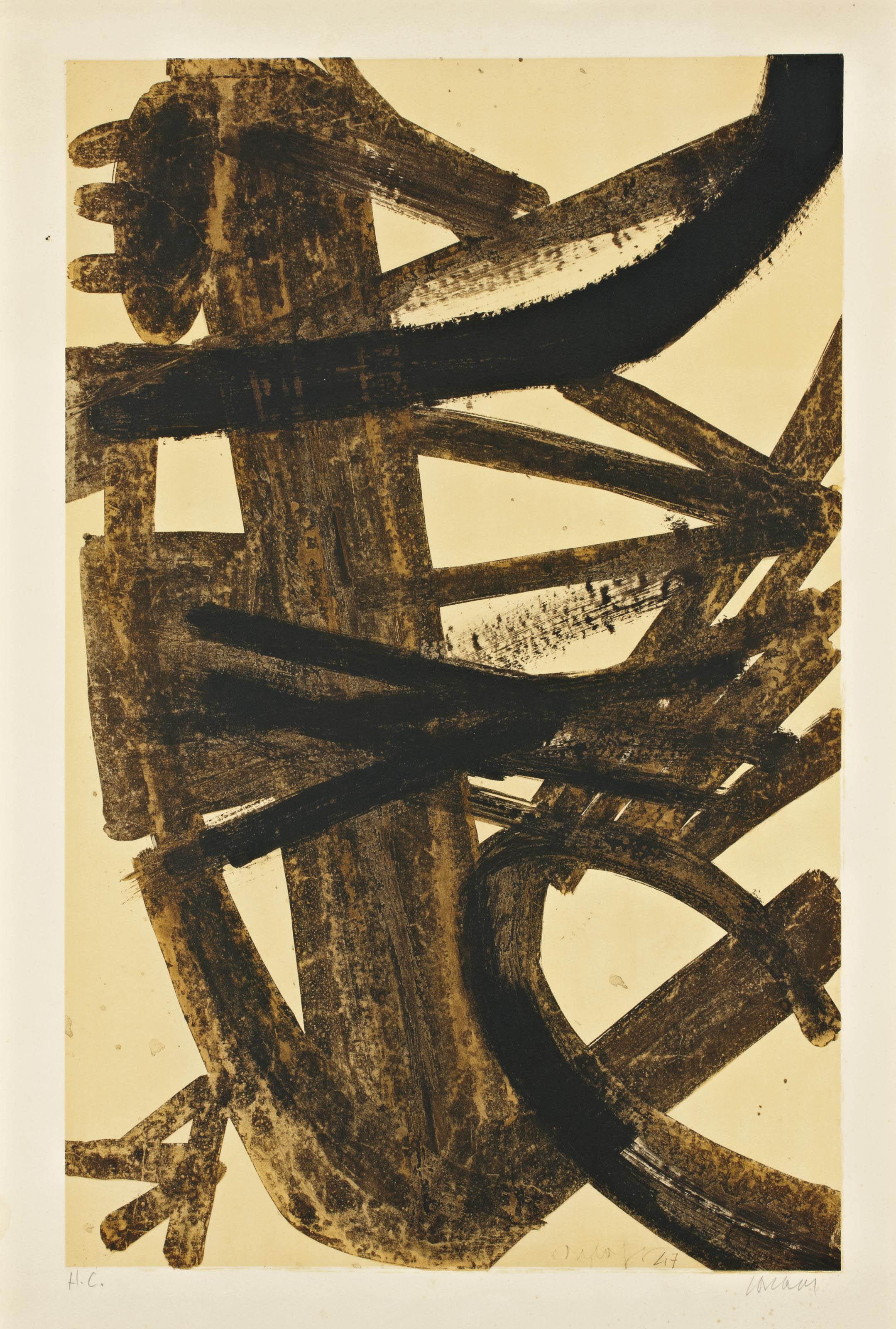 Pierre Soulages — Начало 1947 года
