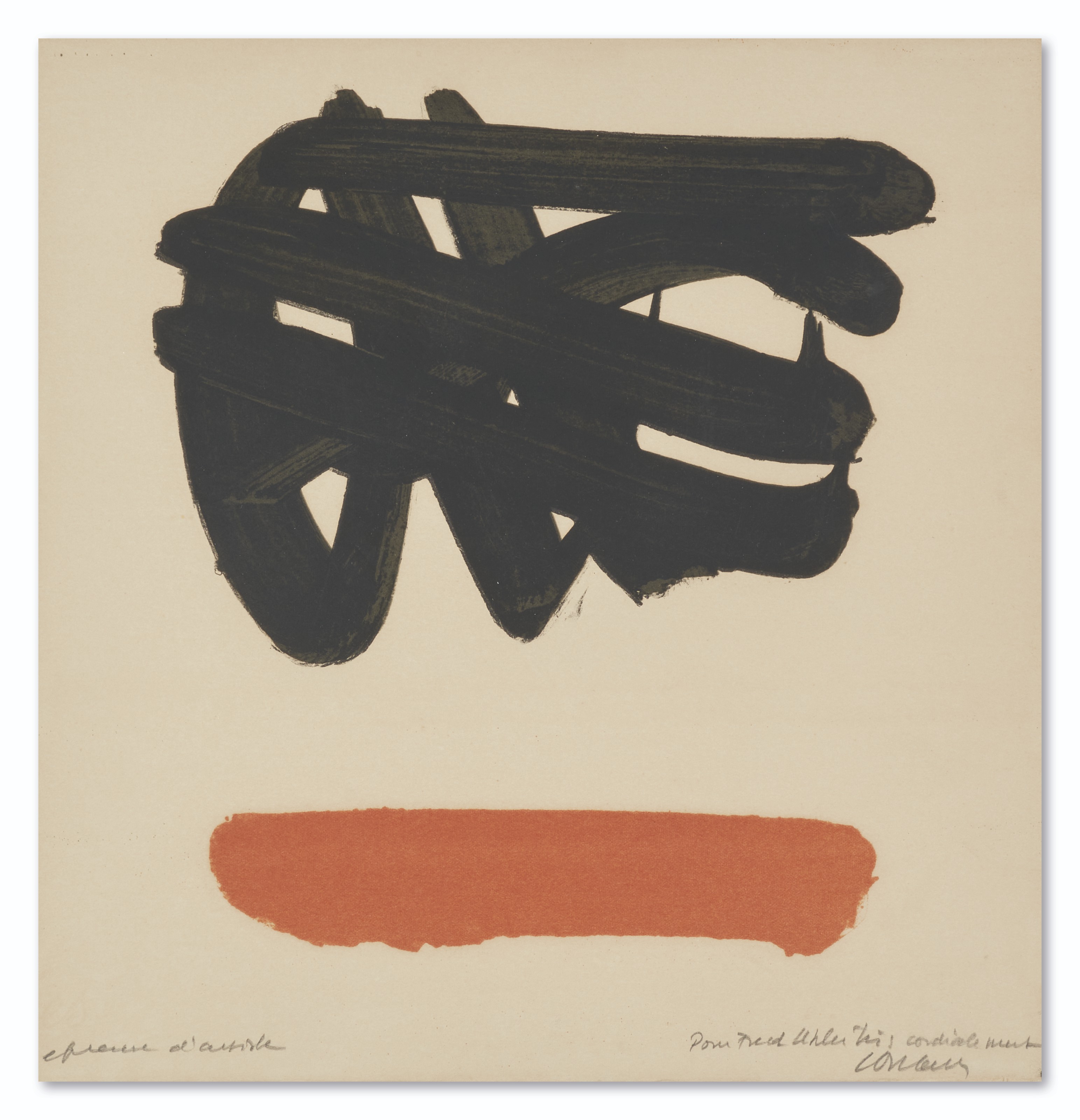 Pierre Soulages — Литография №30