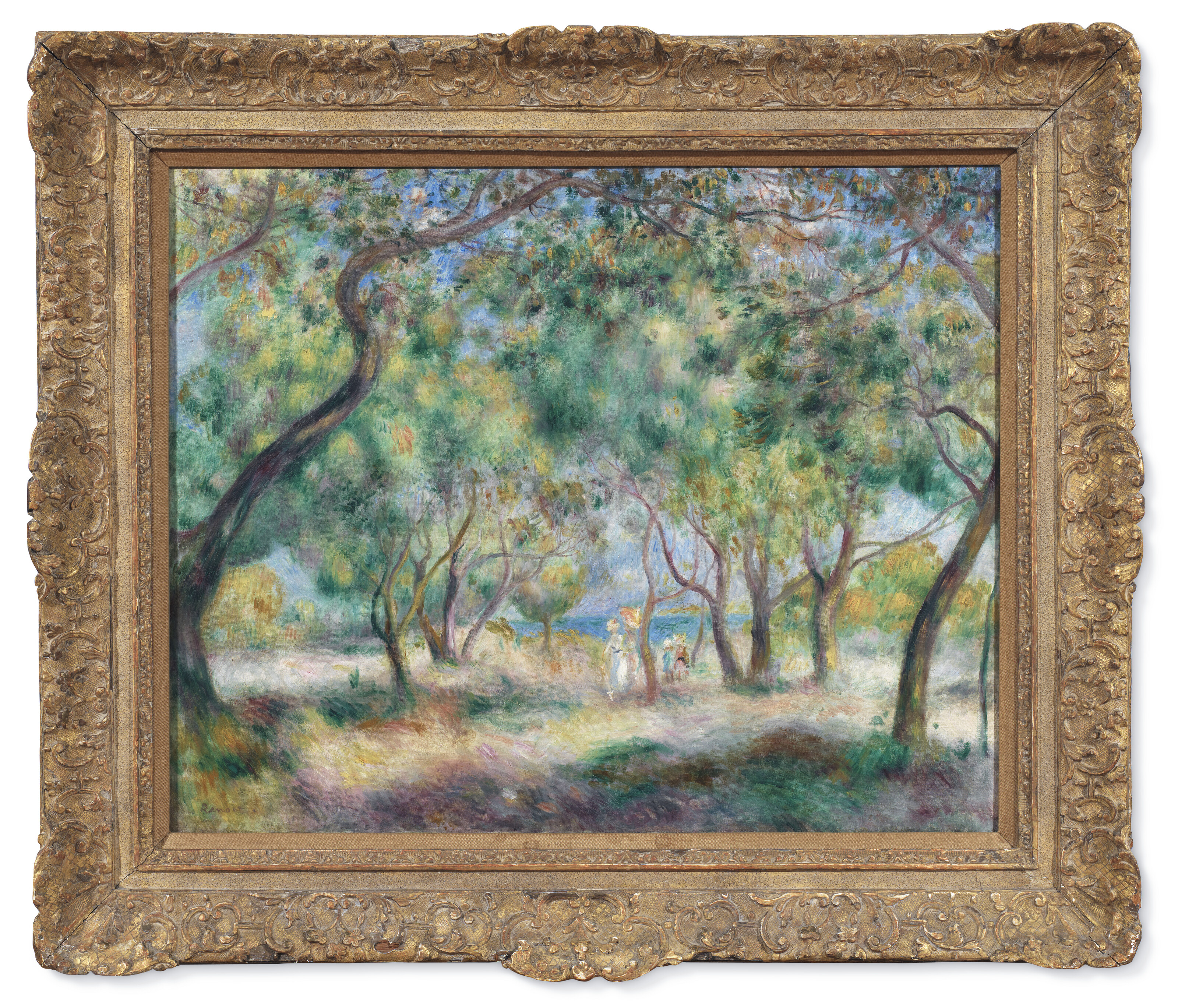 Pierre-Auguste Renoir — Набережная у берега моря (лес Нуармутье), изображение 2