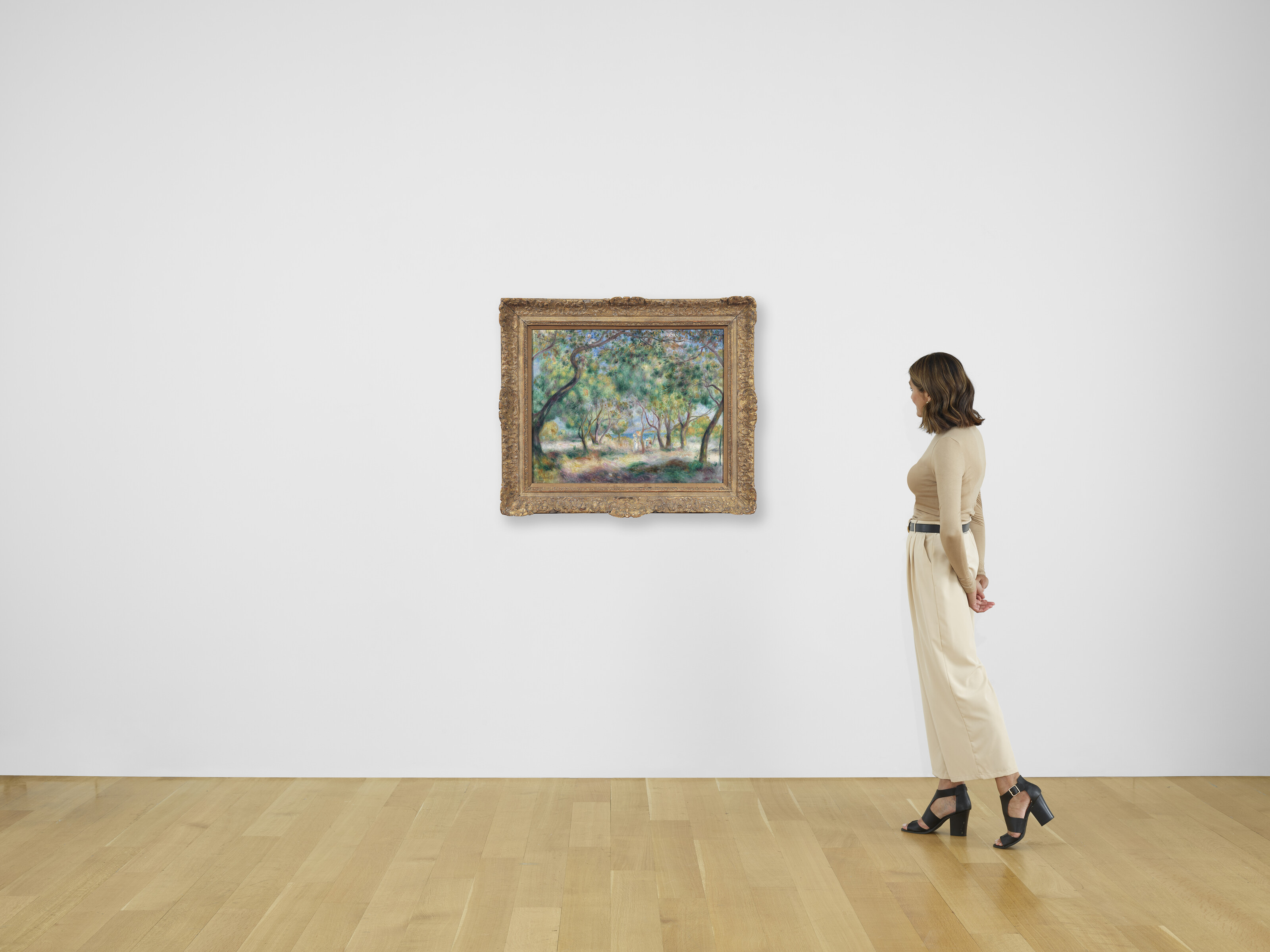Pierre-Auguste Renoir — Набережная у берега моря (лес Нуармутье), изображение 6