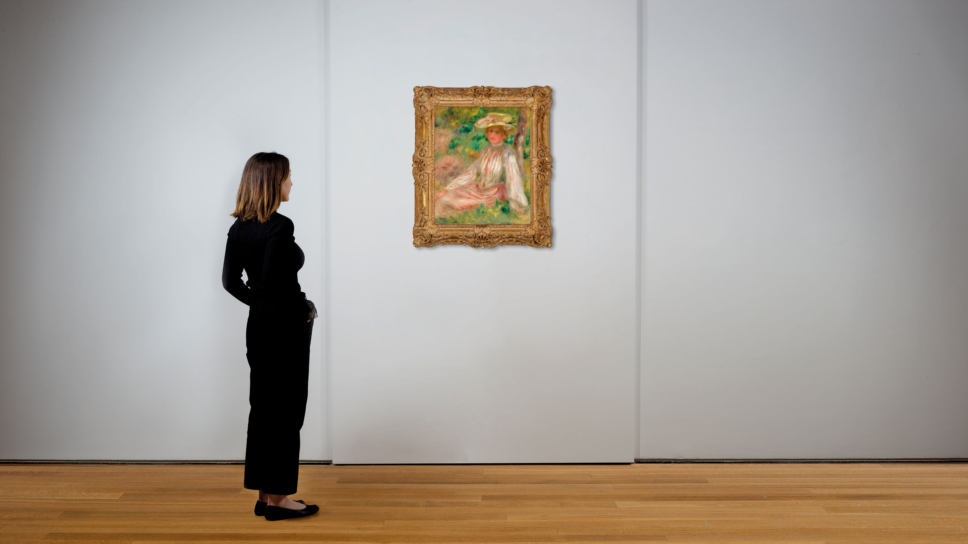Pierre-Auguste Renoir — Женщина в саду, изображение 3