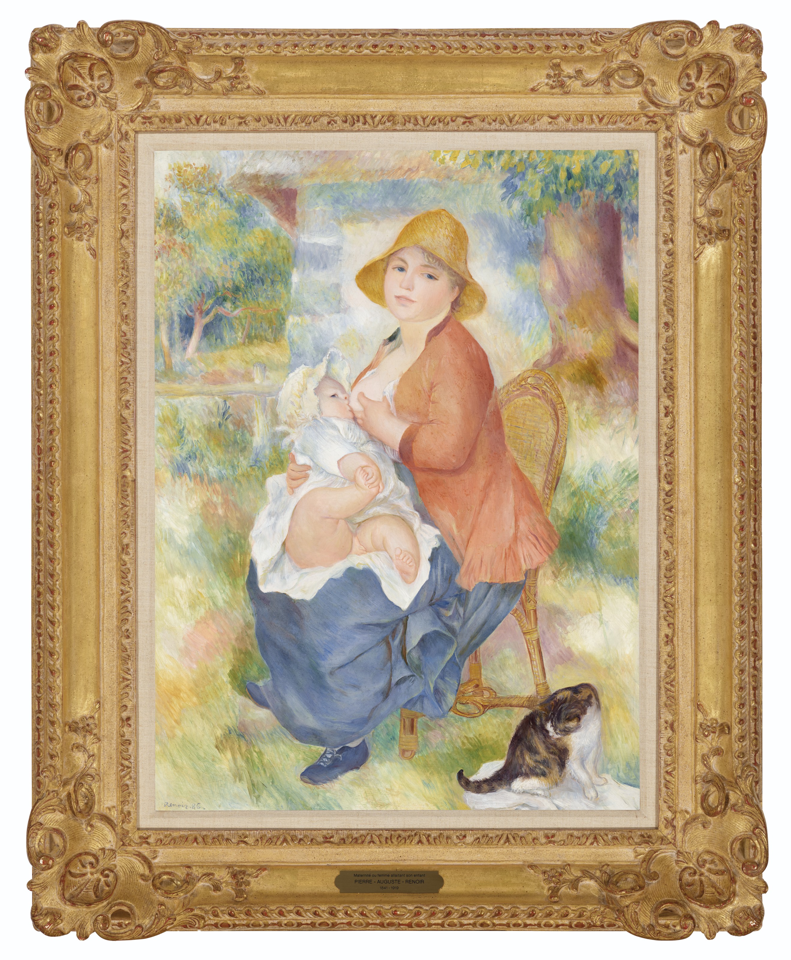 Pierre-Auguste Renoir — Молодая женщина, будущий сын –мадам Ренуар и сын Пьера, изображение 2