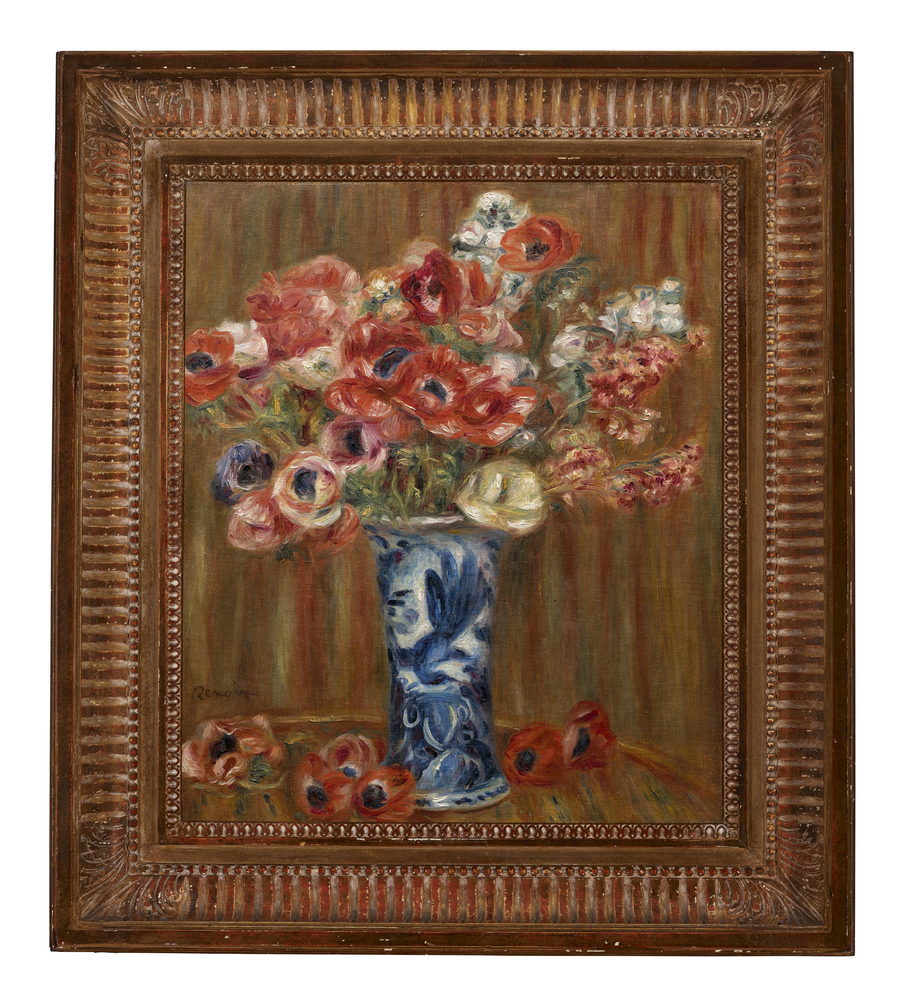 Pierre-Auguste Renoir — Анемоны в вазе из Делфта, изображение 2