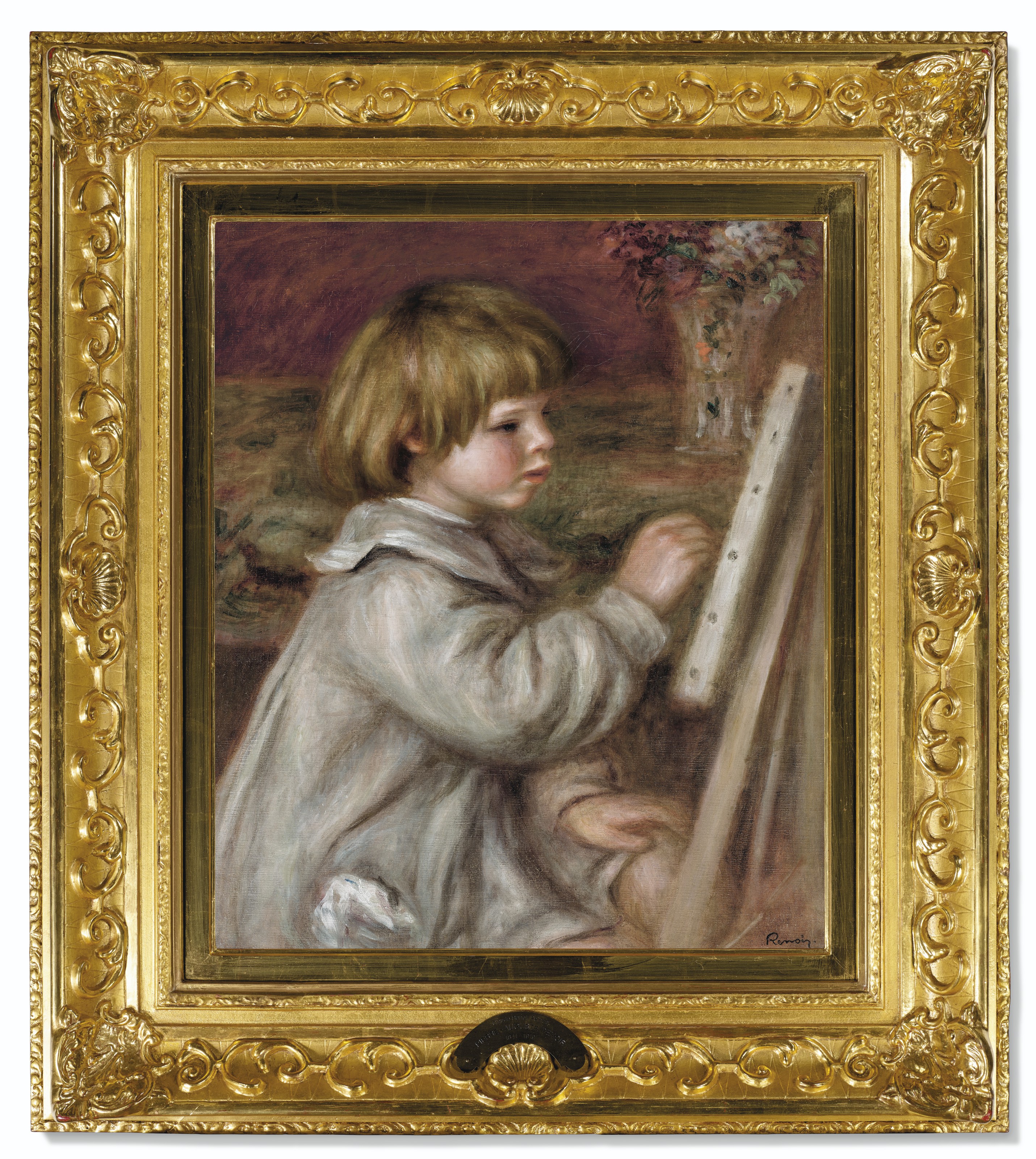 Pierre-Auguste Renoir — Маленький художник (Клод Ренуар), изображение 2
