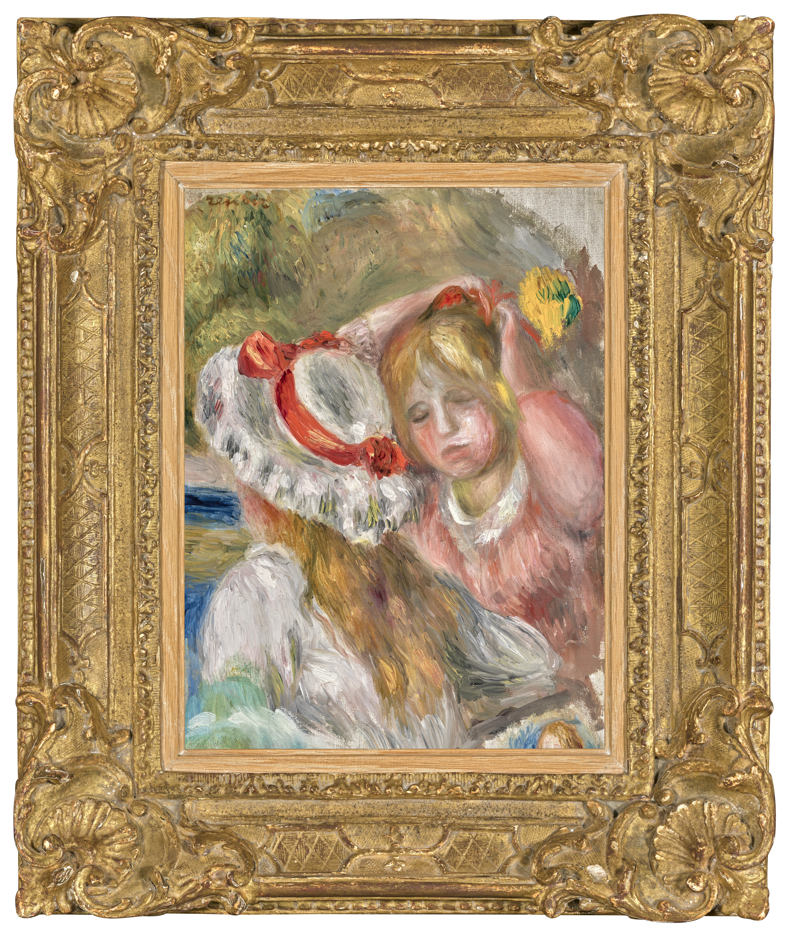 Pierre-Auguste Renoir — Два молодых человека в шапочке для румян, изображение 4