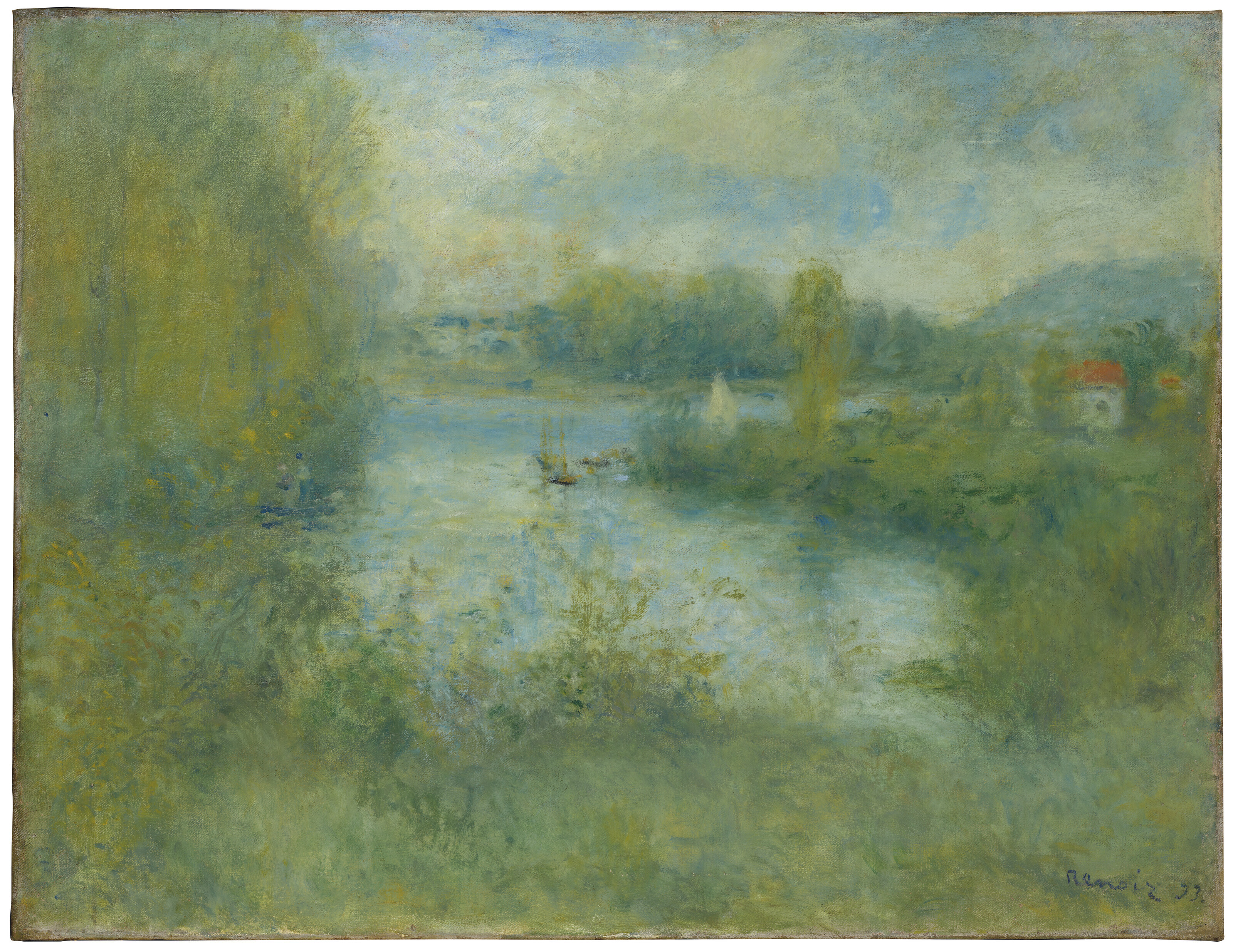 Pierre-Auguste Renoir — Маленькие бюстгальтеры на берегу Сены в Аржантее, изображение 2