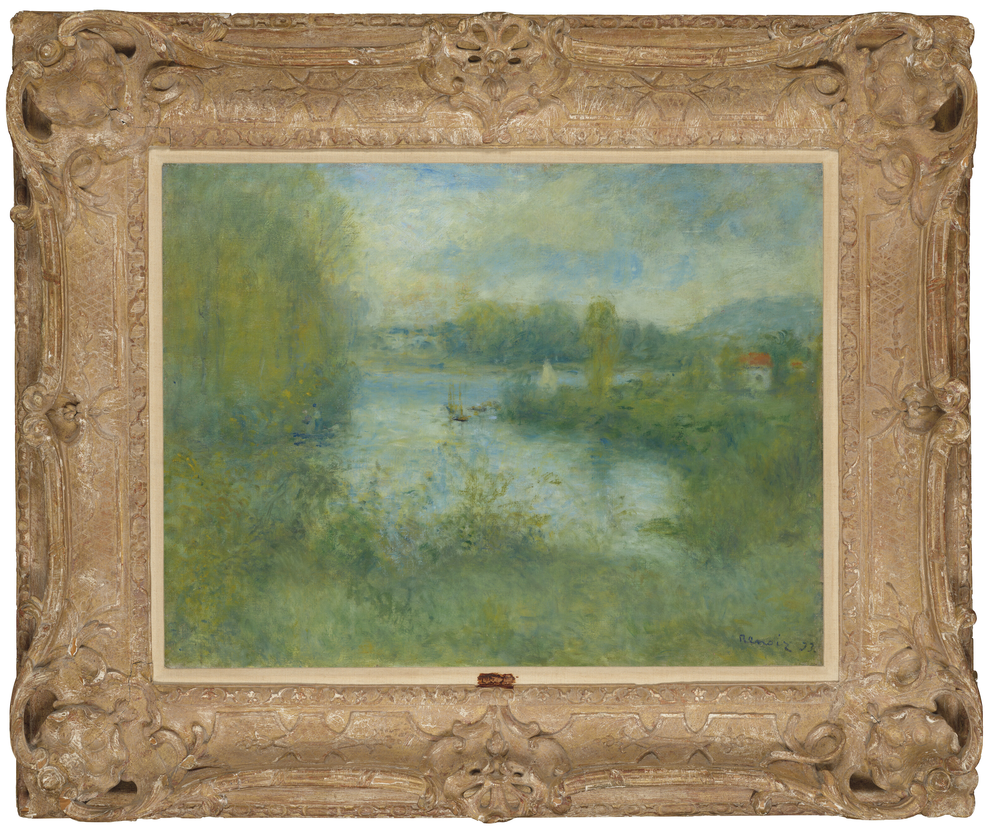 Pierre-Auguste Renoir — Маленькие бюстгальтеры на берегу Сены в Аржантее, изображение 4