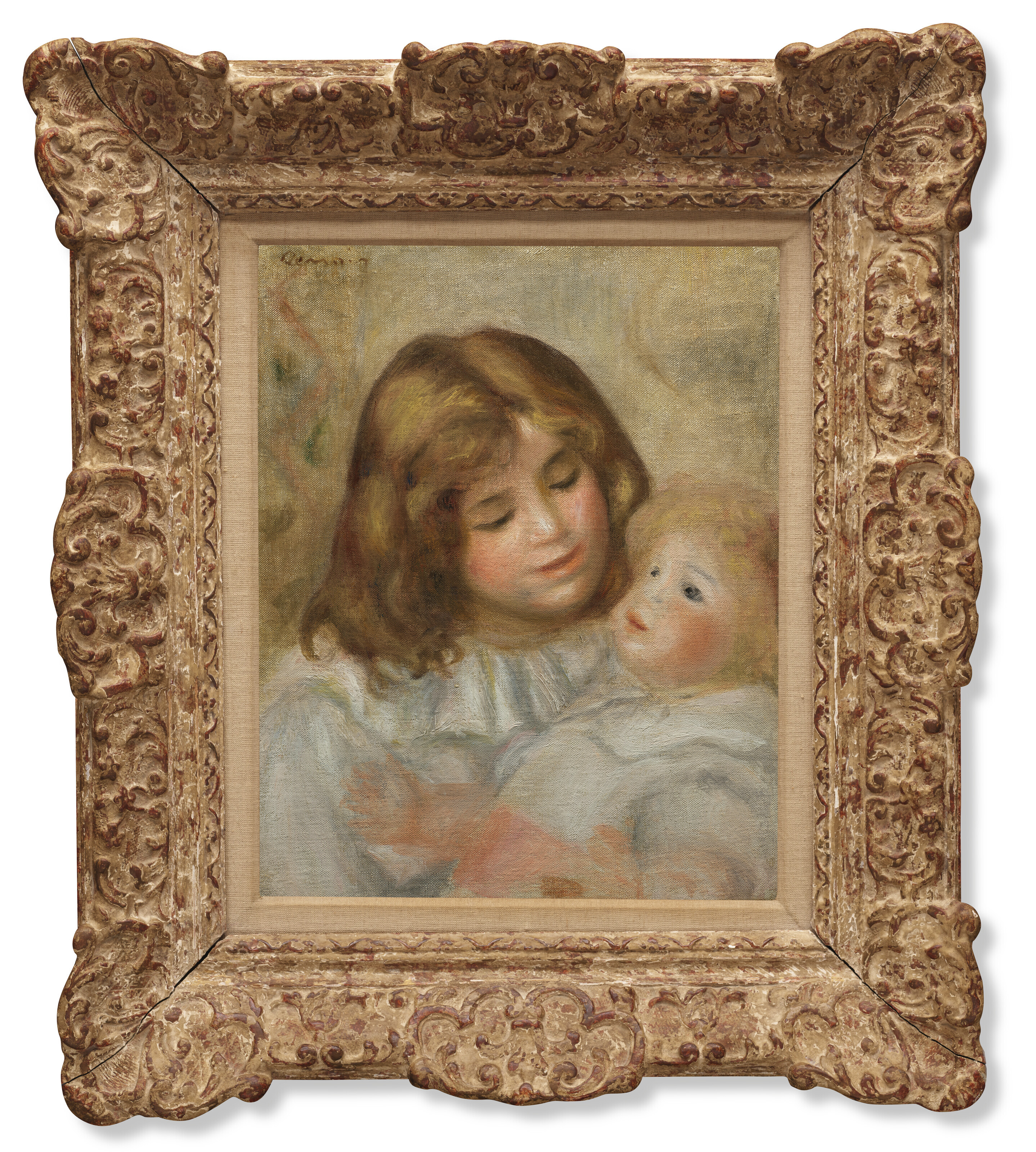Pierre-Auguste Renoir — Маленькая девочка, похожая на пупса, изображение 2