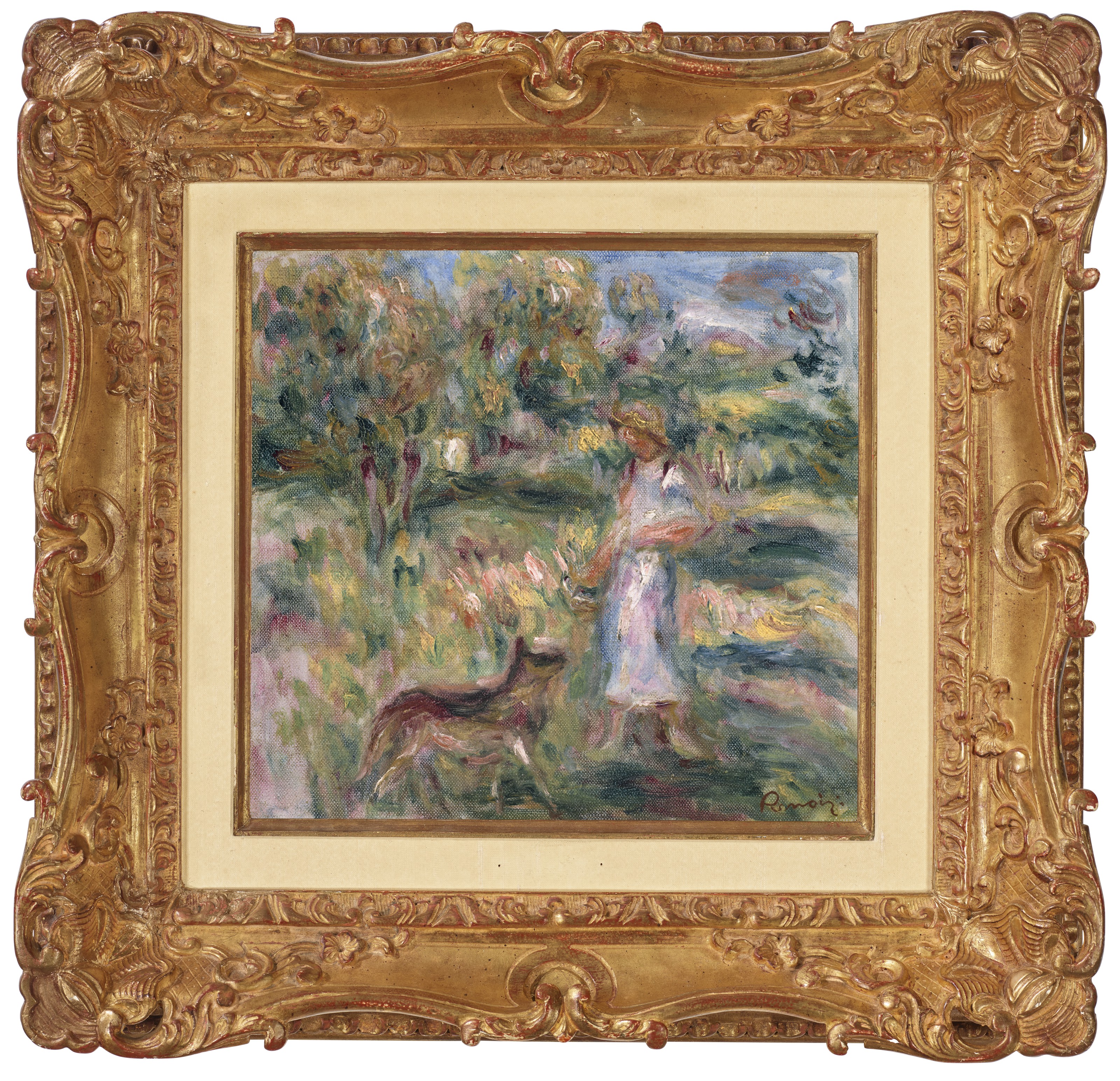 Pierre-Auguste Renoir — Расплата за то, что женщина была в синем и за то, что она была в Каньоне, изображение 2
