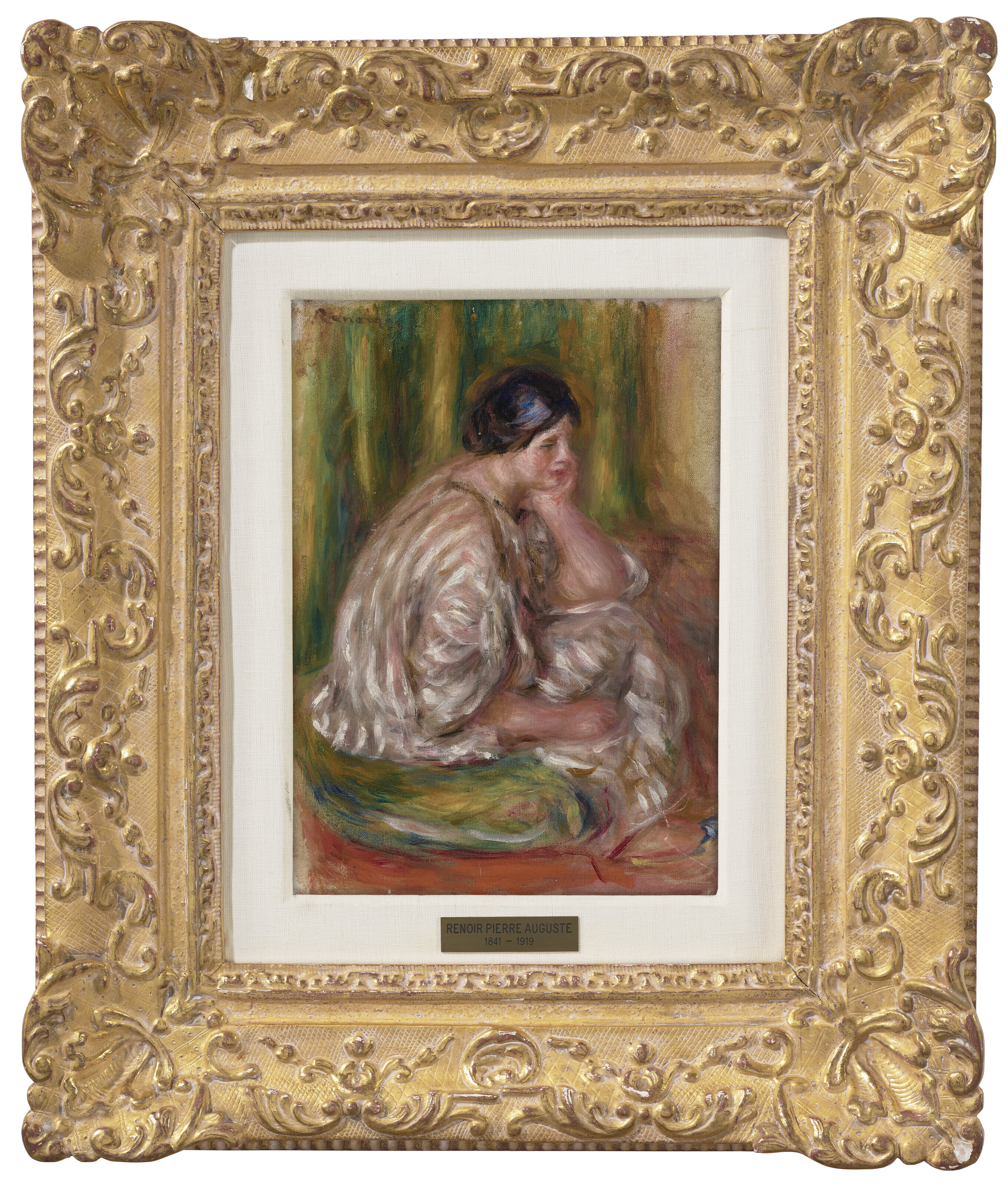 Pierre-Auguste Renoir — Восточная женщина в костюме, изображение 2