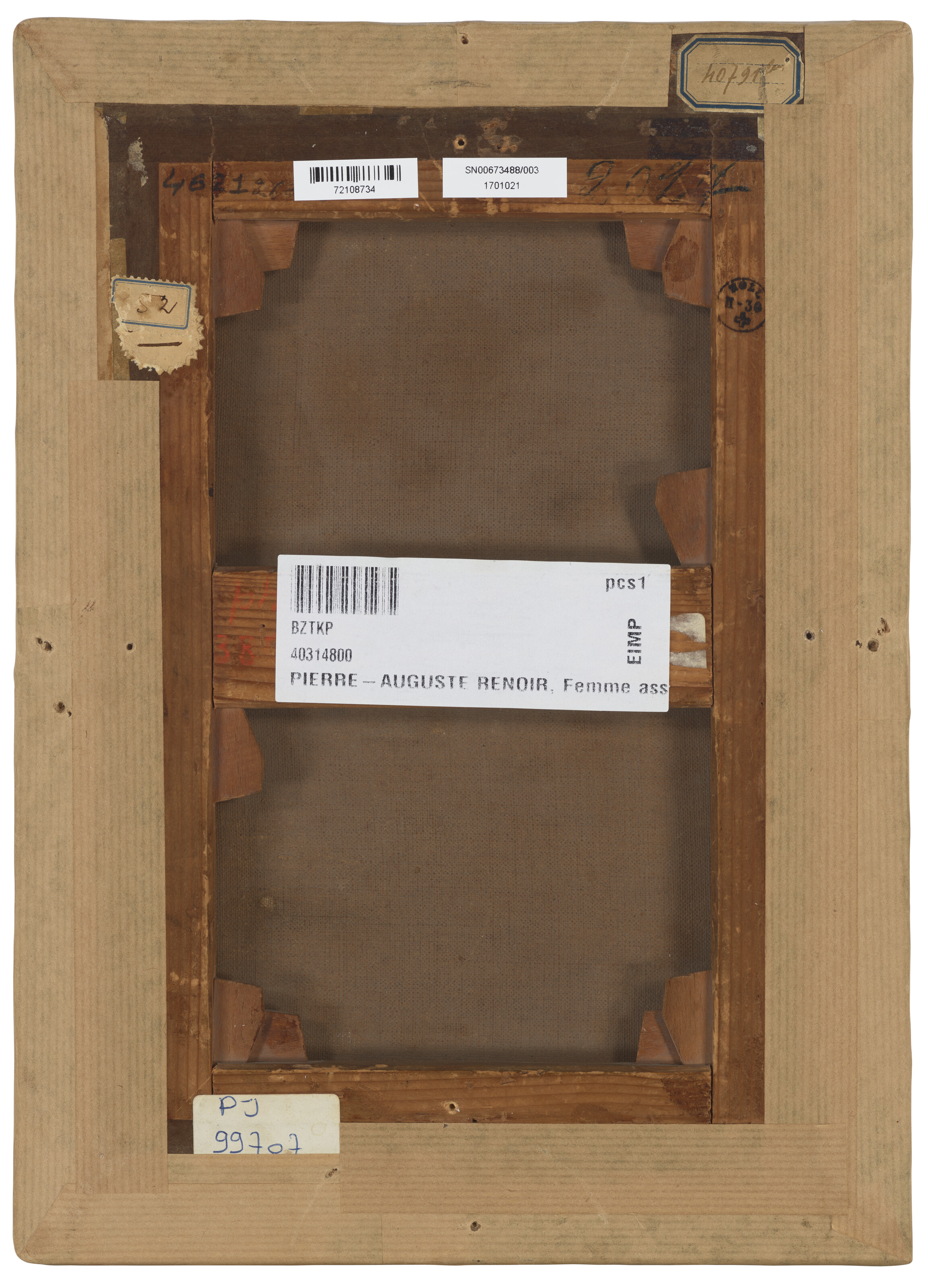 Pierre-Auguste Renoir — Женская осанка, изображение 2