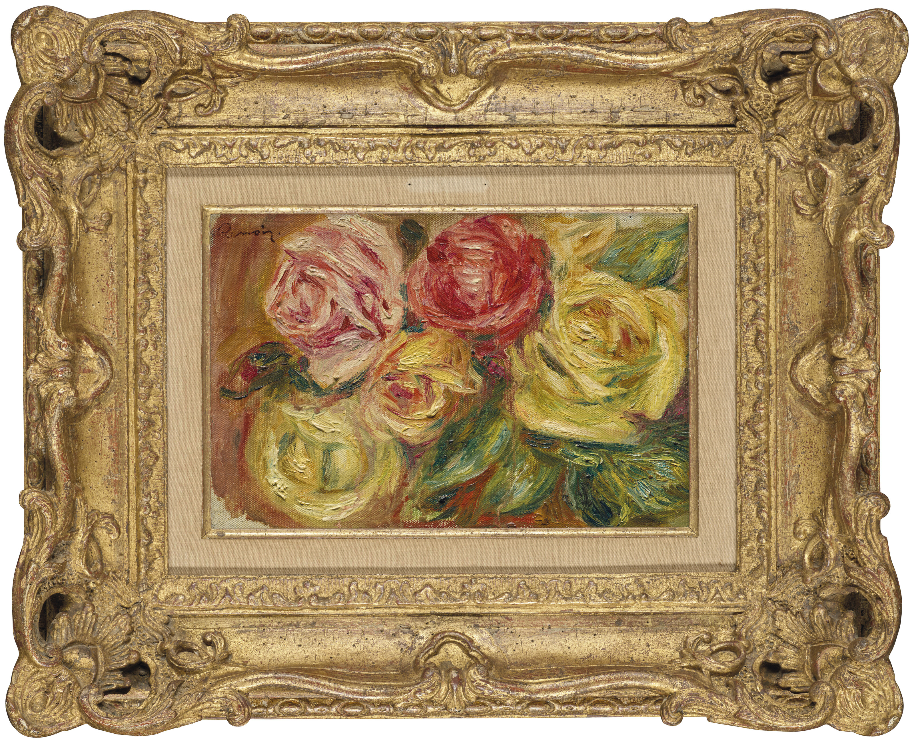 Pierre-Auguste Renoir — Розы (фрагмент), изображение 2