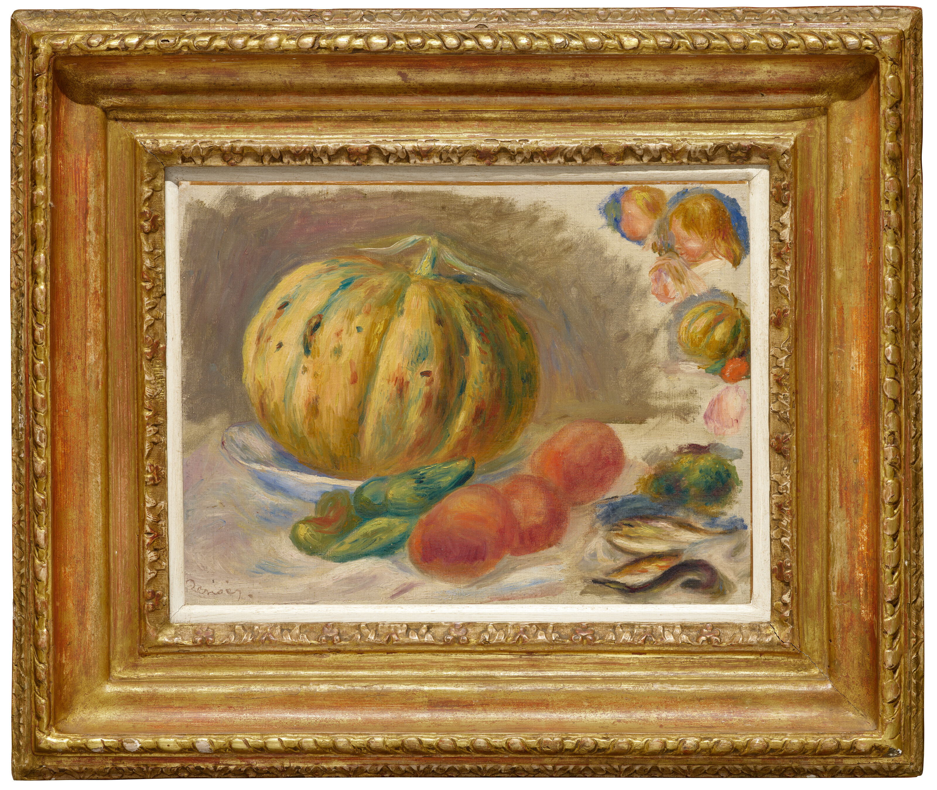 Pierre-Auguste Renoir — Композиция с дыней и томатами, изображение 2