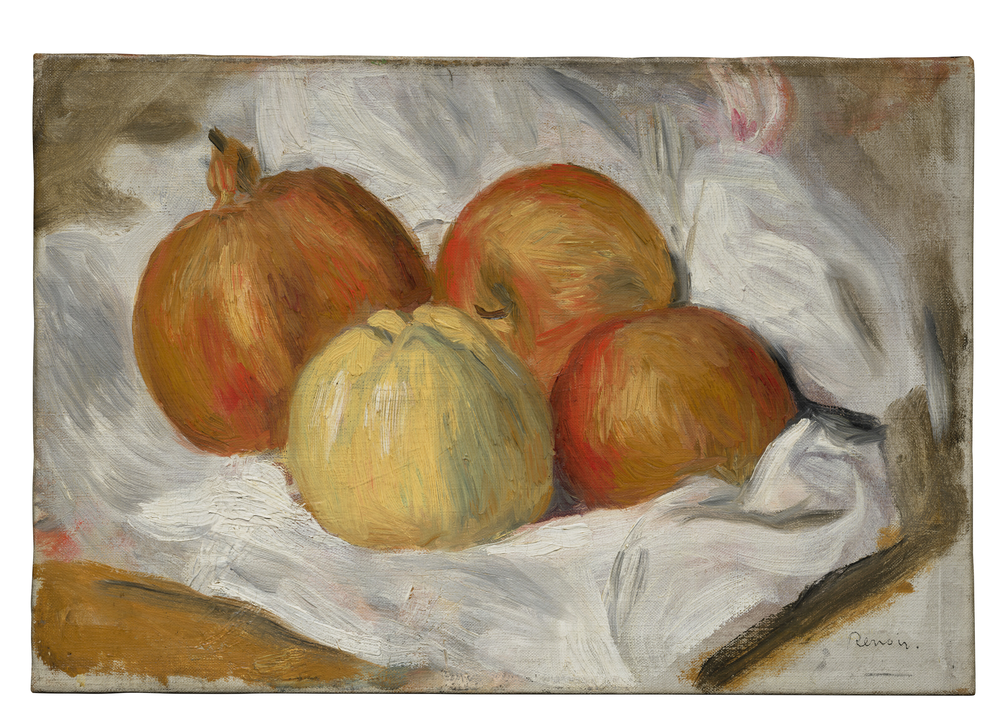 Pierre-Auguste Renoir — Яблоки, груша и граната на кончиках пальцев, изображение 2