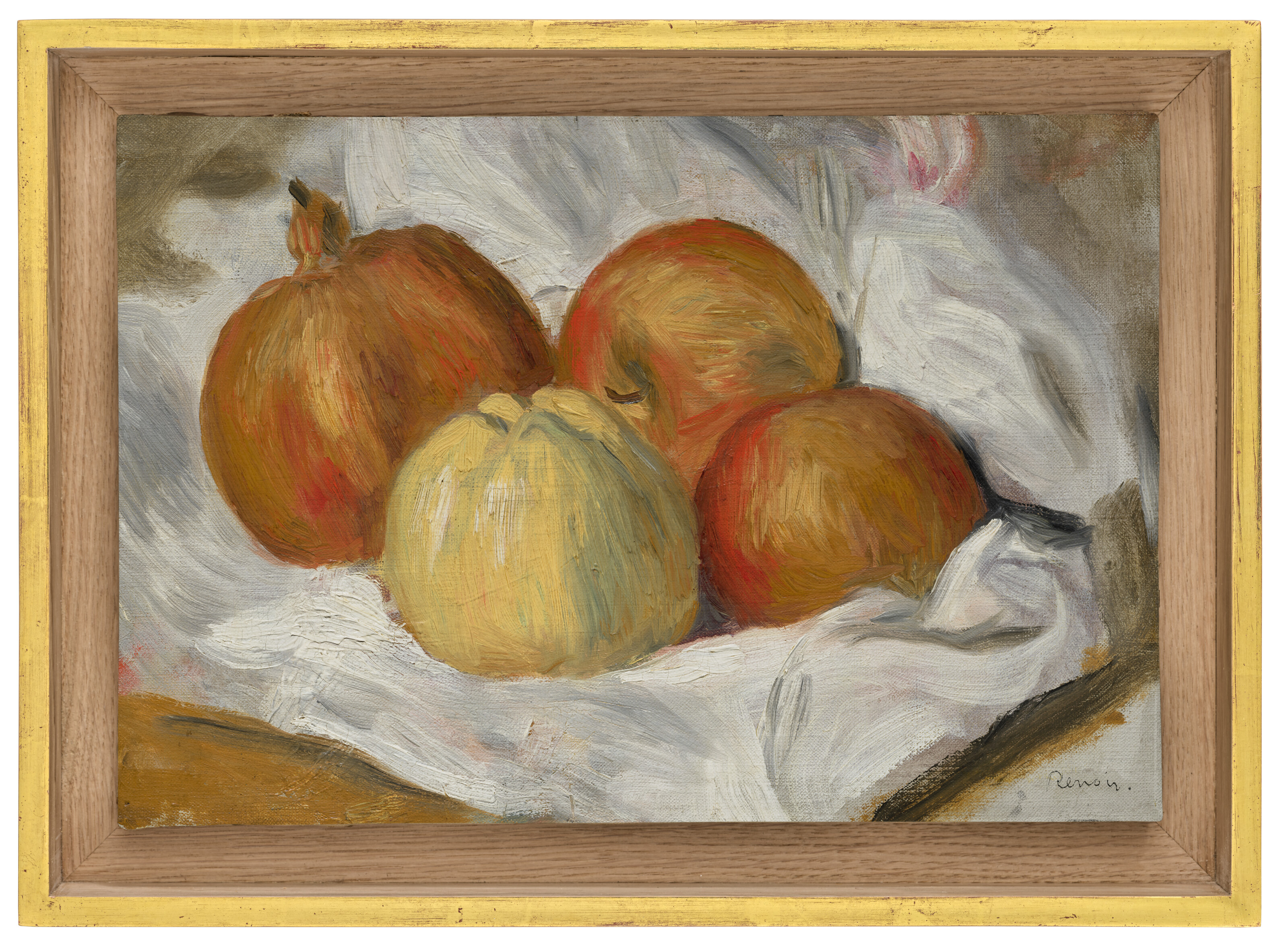 Pierre-Auguste Renoir — Яблоки, груша и граната на кончиках пальцев, изображение 4