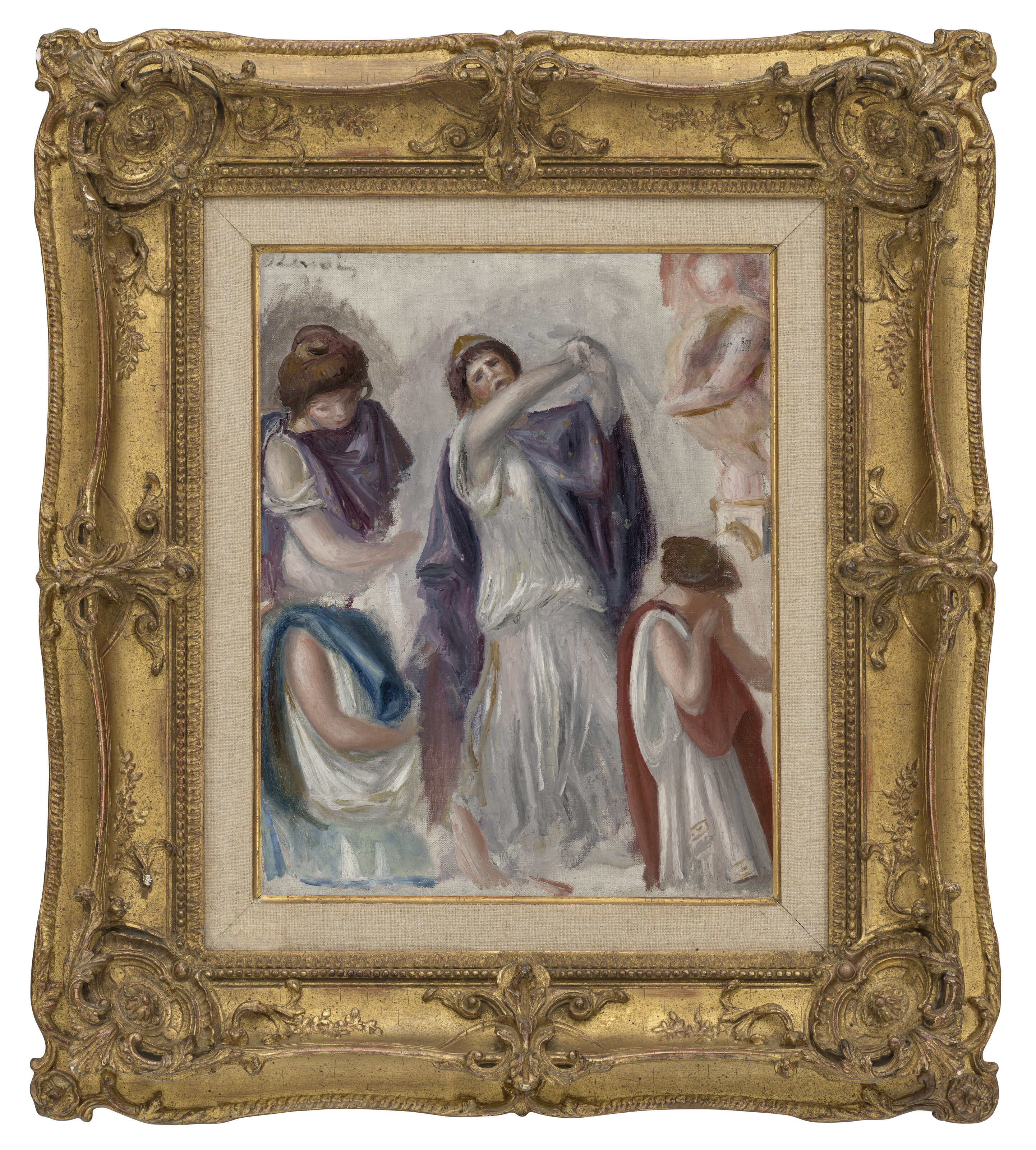 Pierre-Auguste Renoir — Старинная сцена, женщины в расцвете сил, изображение 3