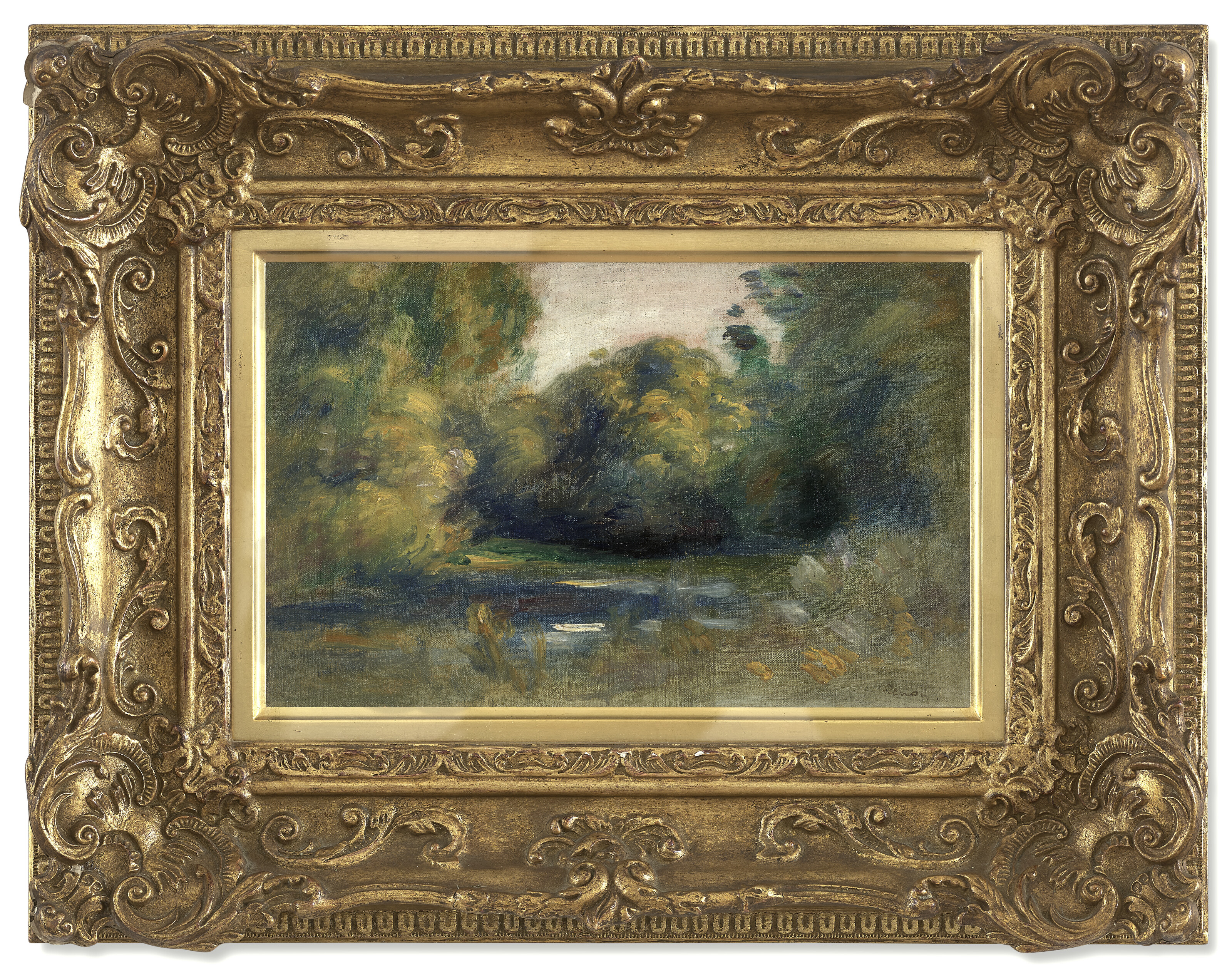 Pierre-Auguste Renoir — Деревья на границе двух стран, изображение 2