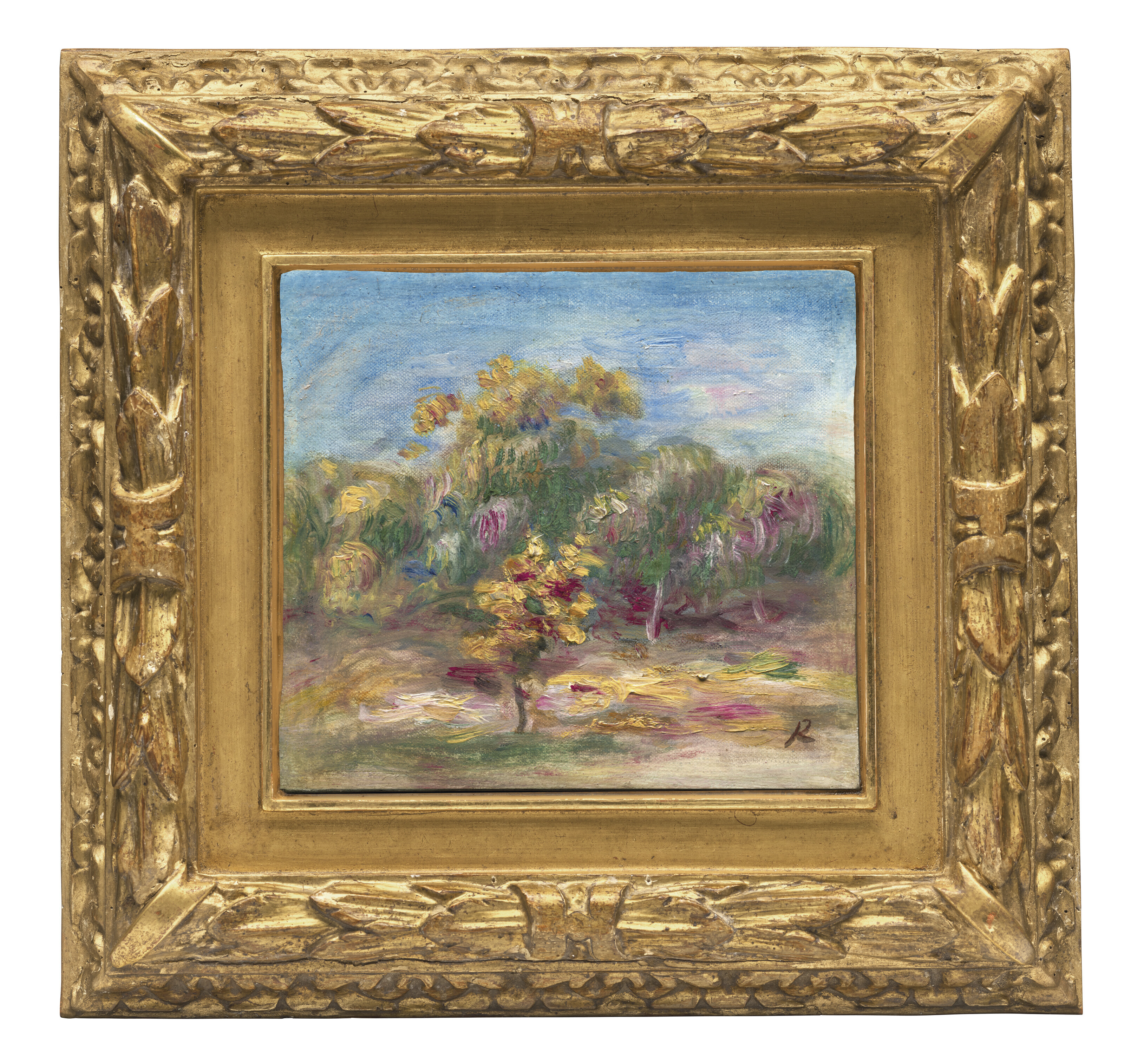 Pierre-Auguste Renoir — Пейсаж, лесные заросли - фрагмент, изображение 2