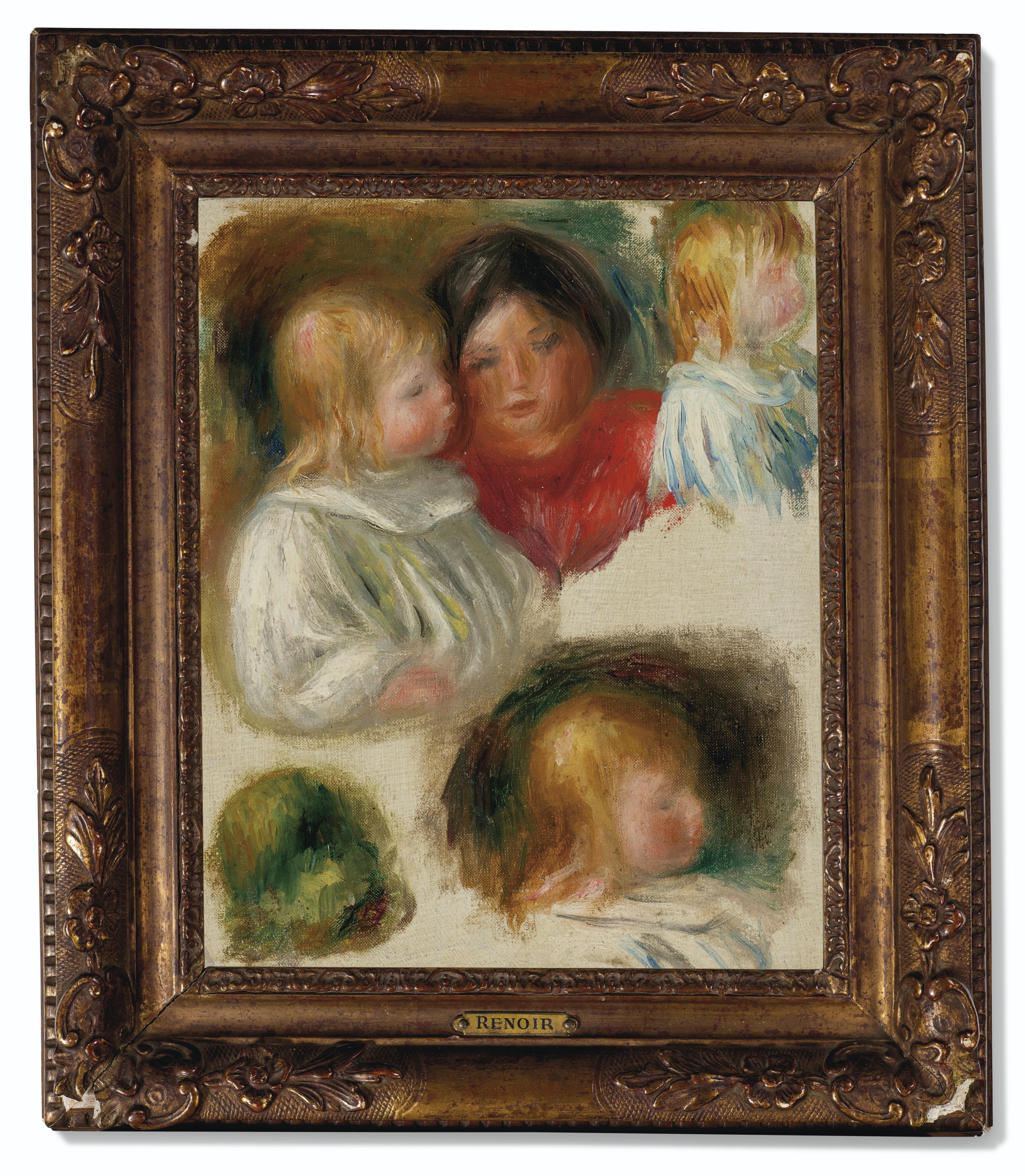 Pierre-Auguste Renoir — Этюд о мальчиках и молодой женщине, изображение 2