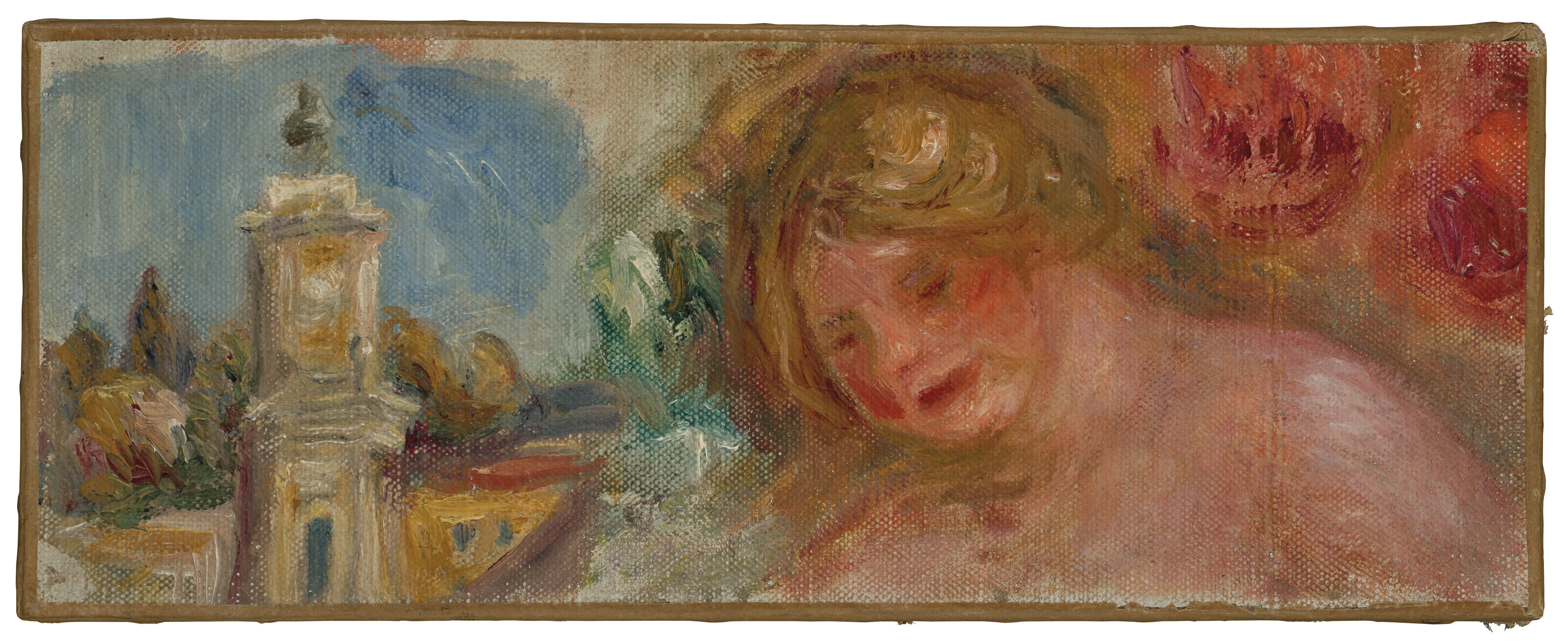 Pierre-Auguste Renoir — Женщина и церковь Ниццы, изображение 2