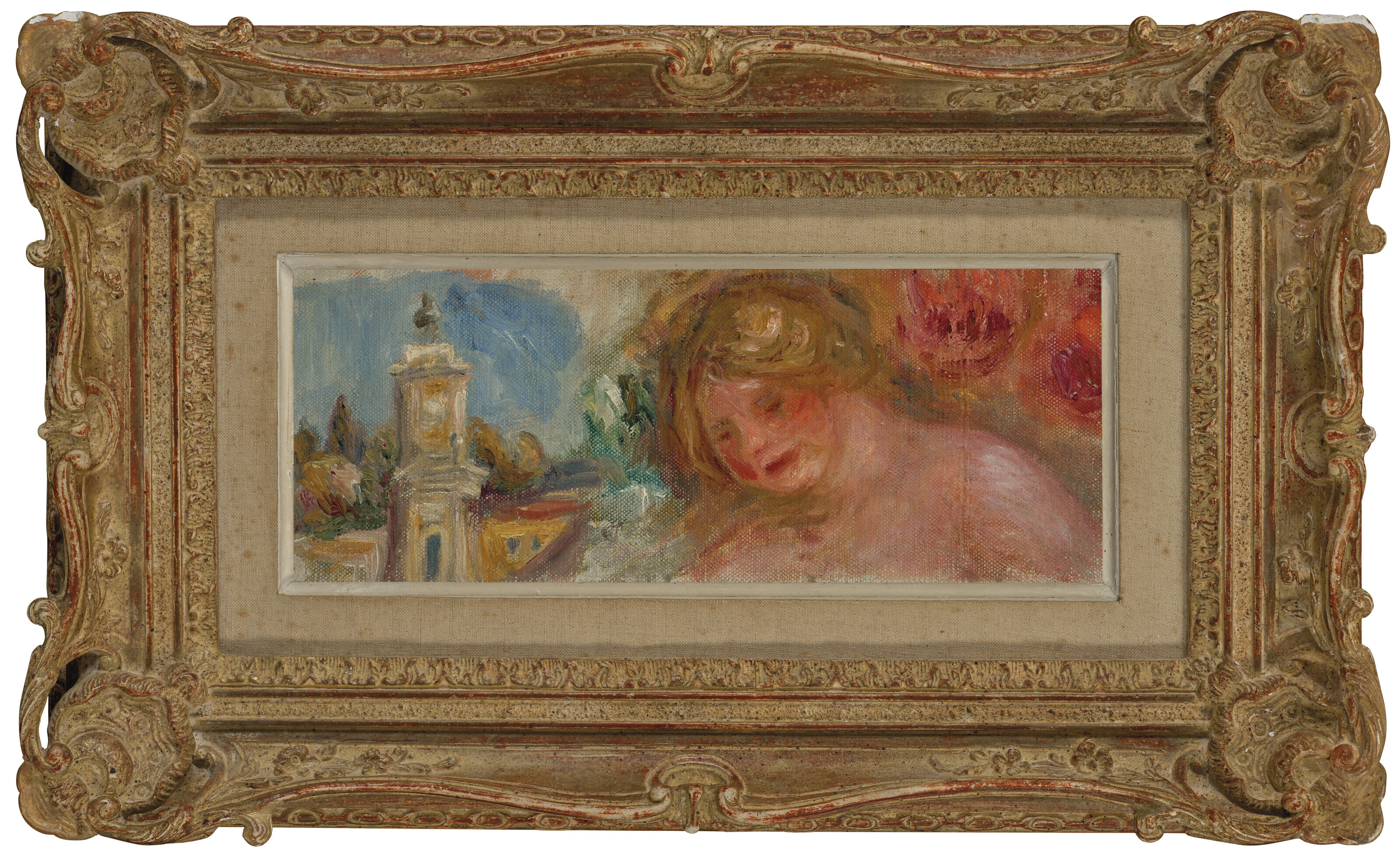 Pierre-Auguste Renoir — Женщина и церковь Ниццы, изображение 4