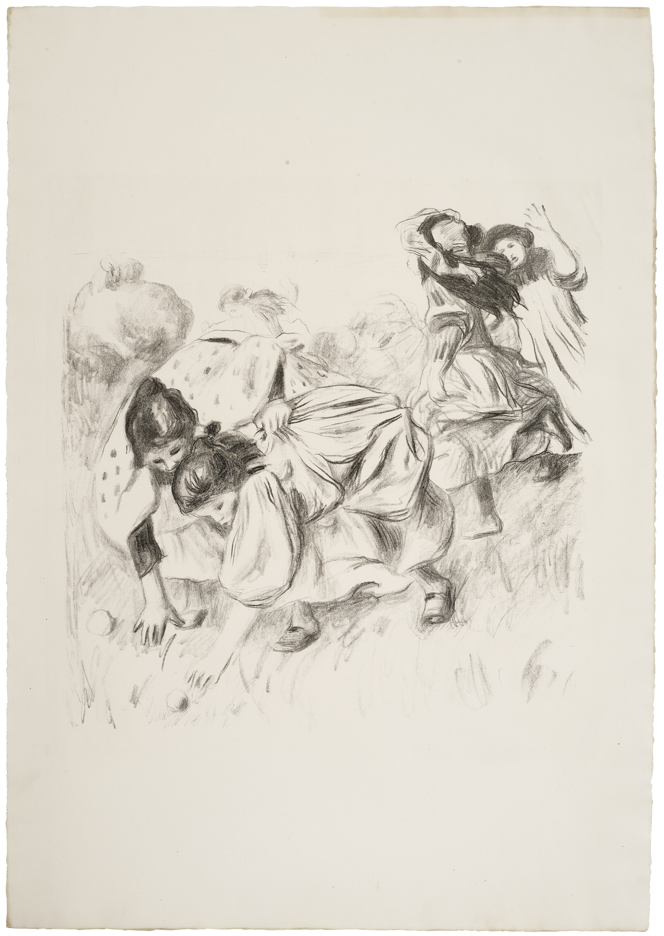 Pierre-Auguste Renoir — Танцующие на балу, изображение 2