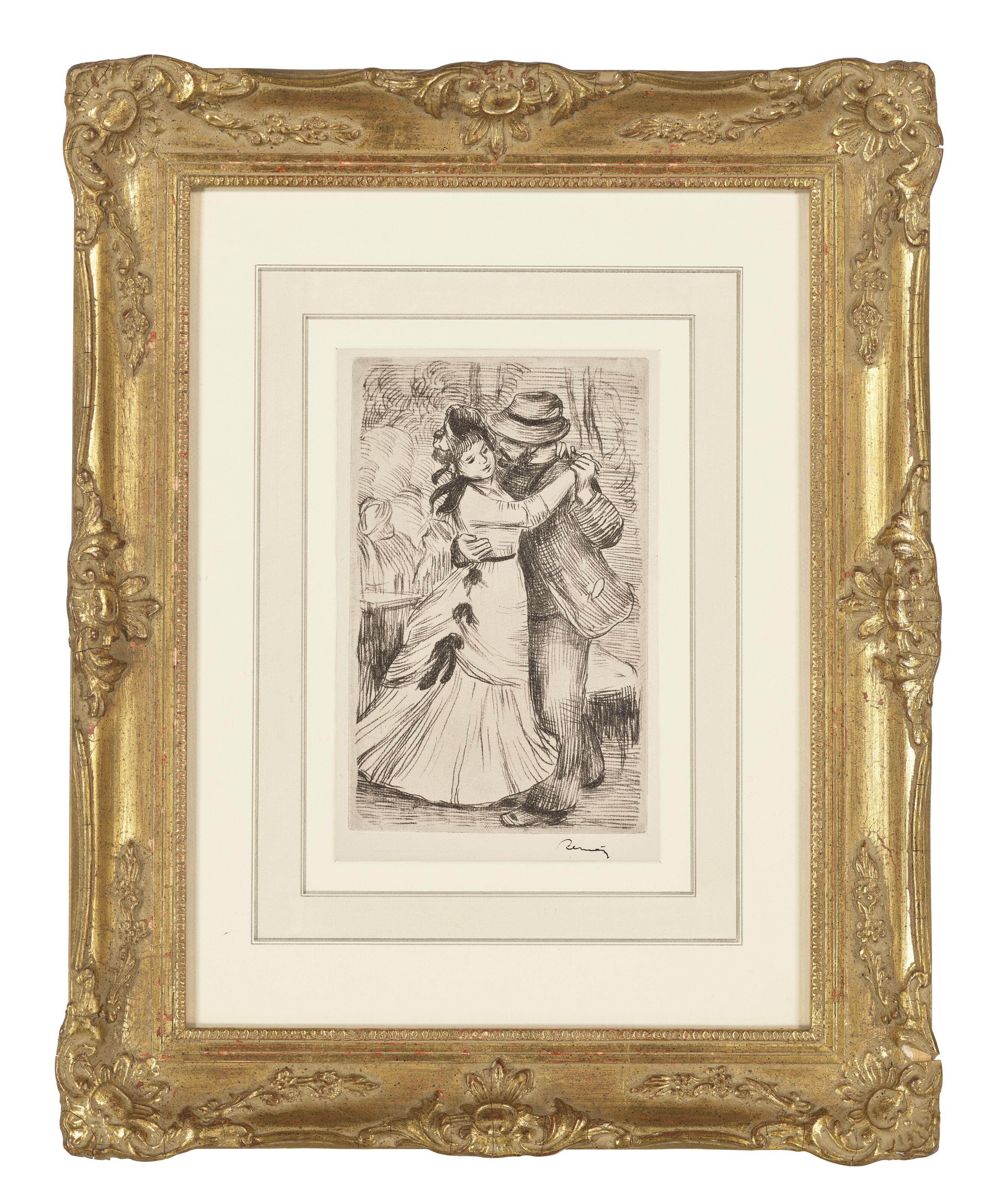 Pierre-Auguste Renoir — Танец в кампании, 2-й планш, изображение 2